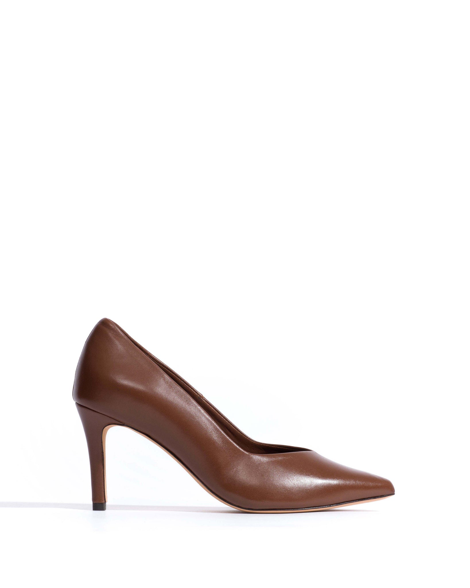 Trini 75 Shiny lamb Chocolate - Anonymous Copenhagen Heels