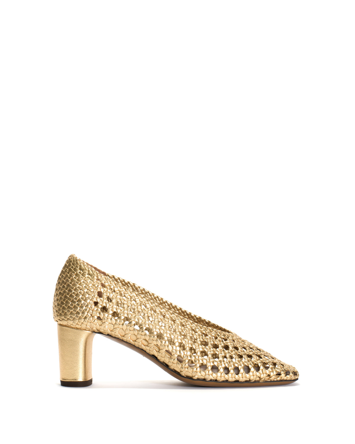 Sessi 60 hand-braided Hand-braided leather Gold