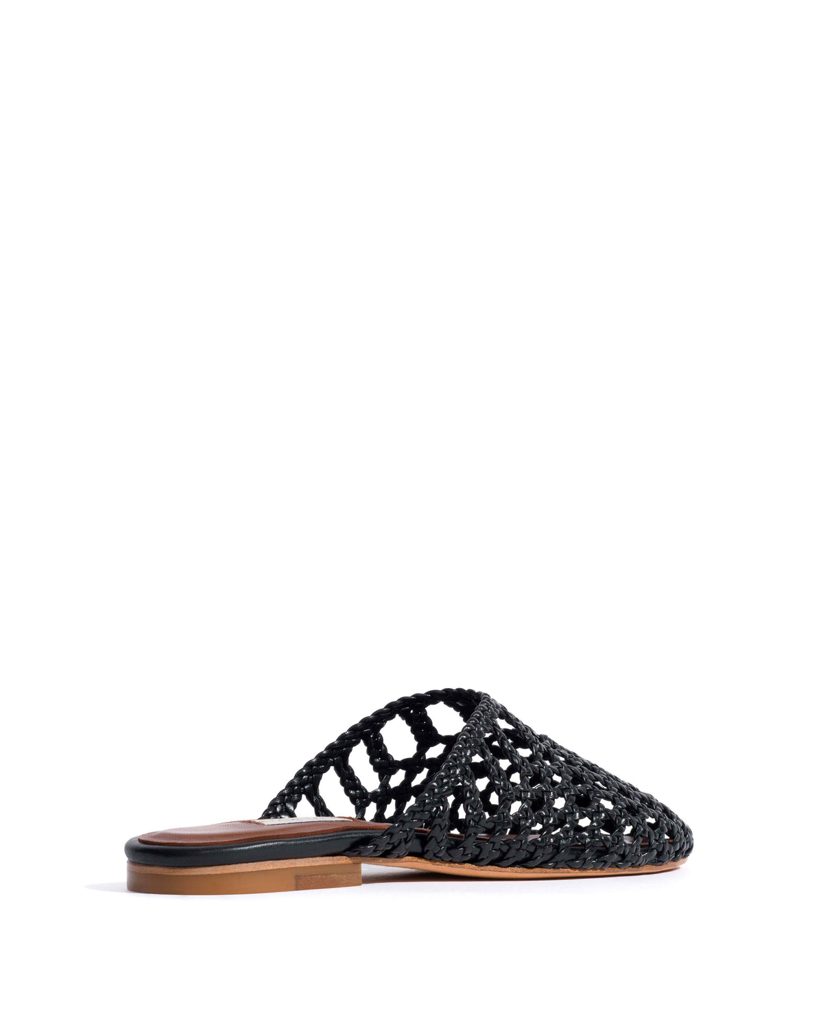 Sabrina 10 hand-braided leather Black