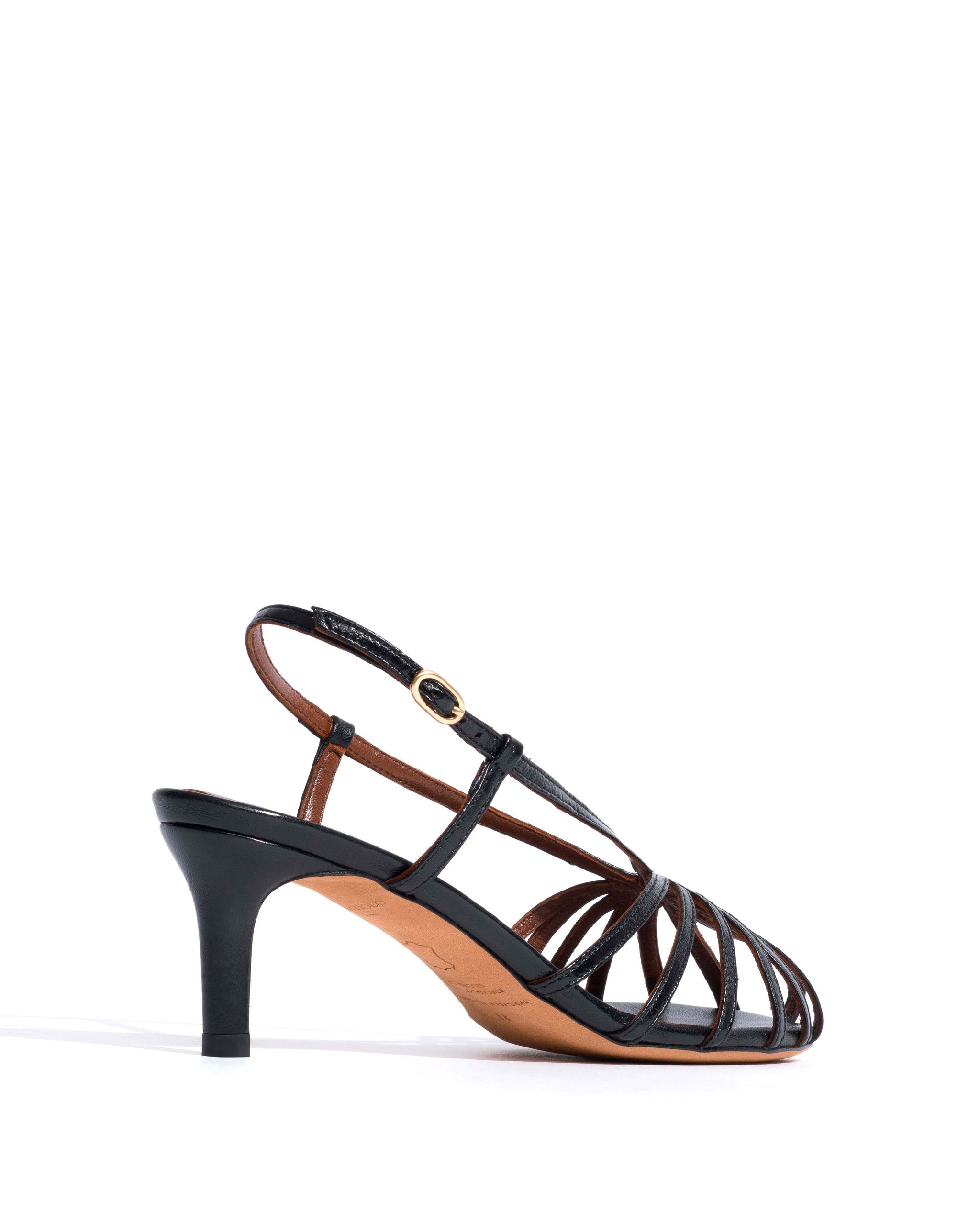 Candace 55 Shiny lamb Black - Anonymous Copenhagen Heels