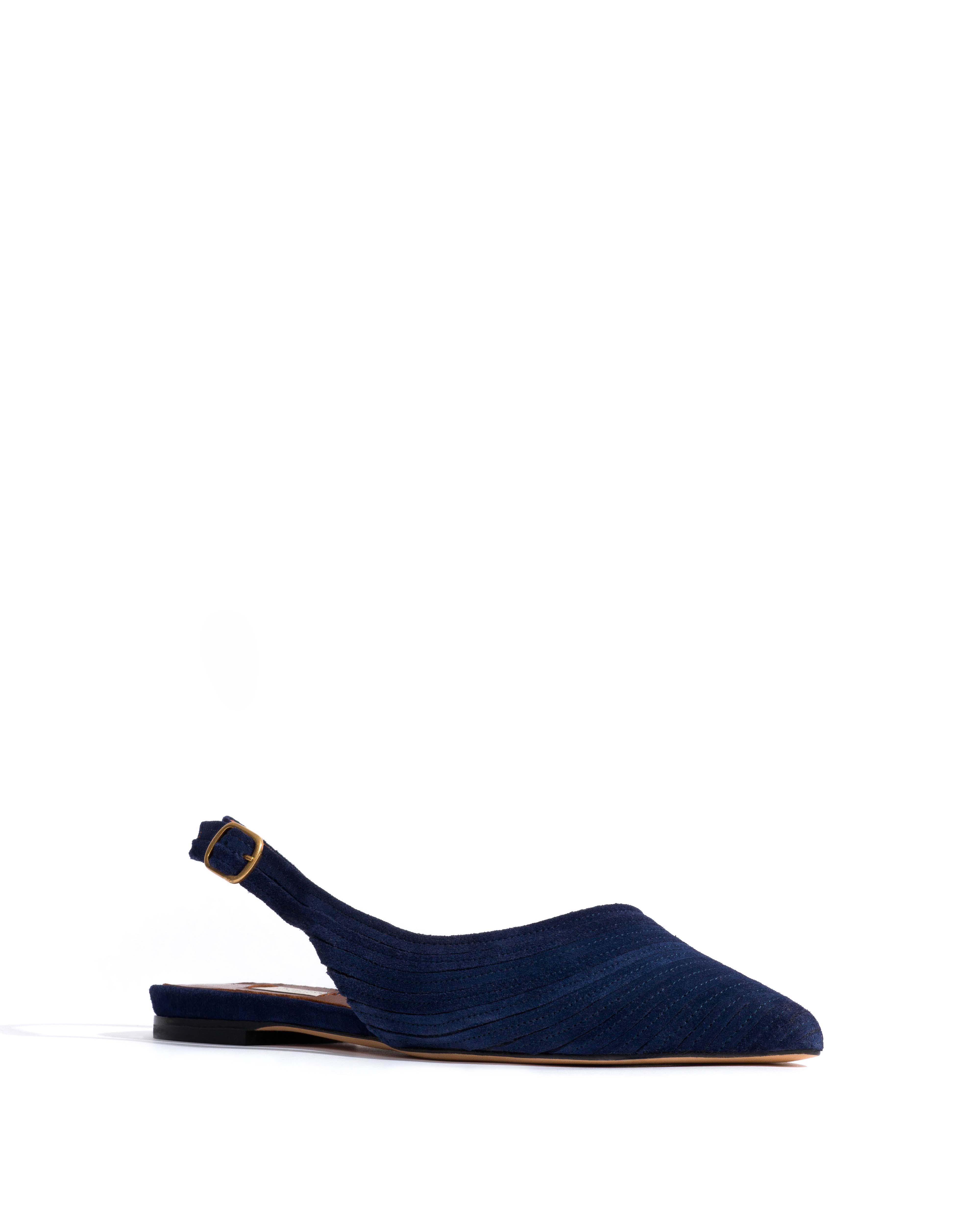 Carla 10 Calf suede Ink blue