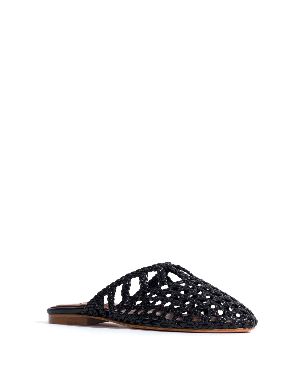 Sabrina 10 hand-braided leather Black