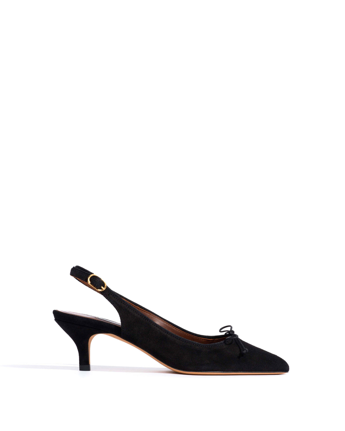Kasy 50 kitten Calf suede Black
