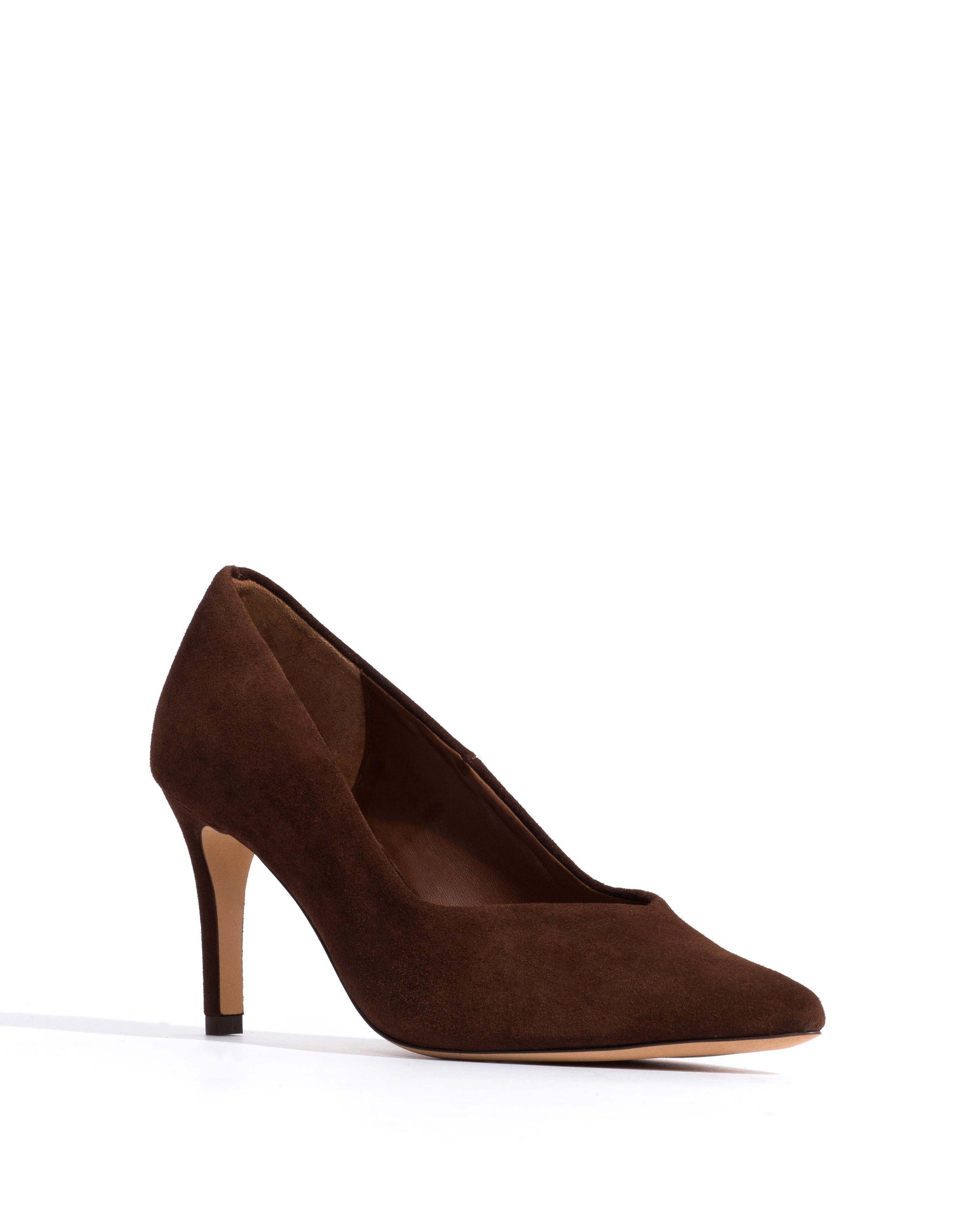 Trini 75 Calf suede Chocolate