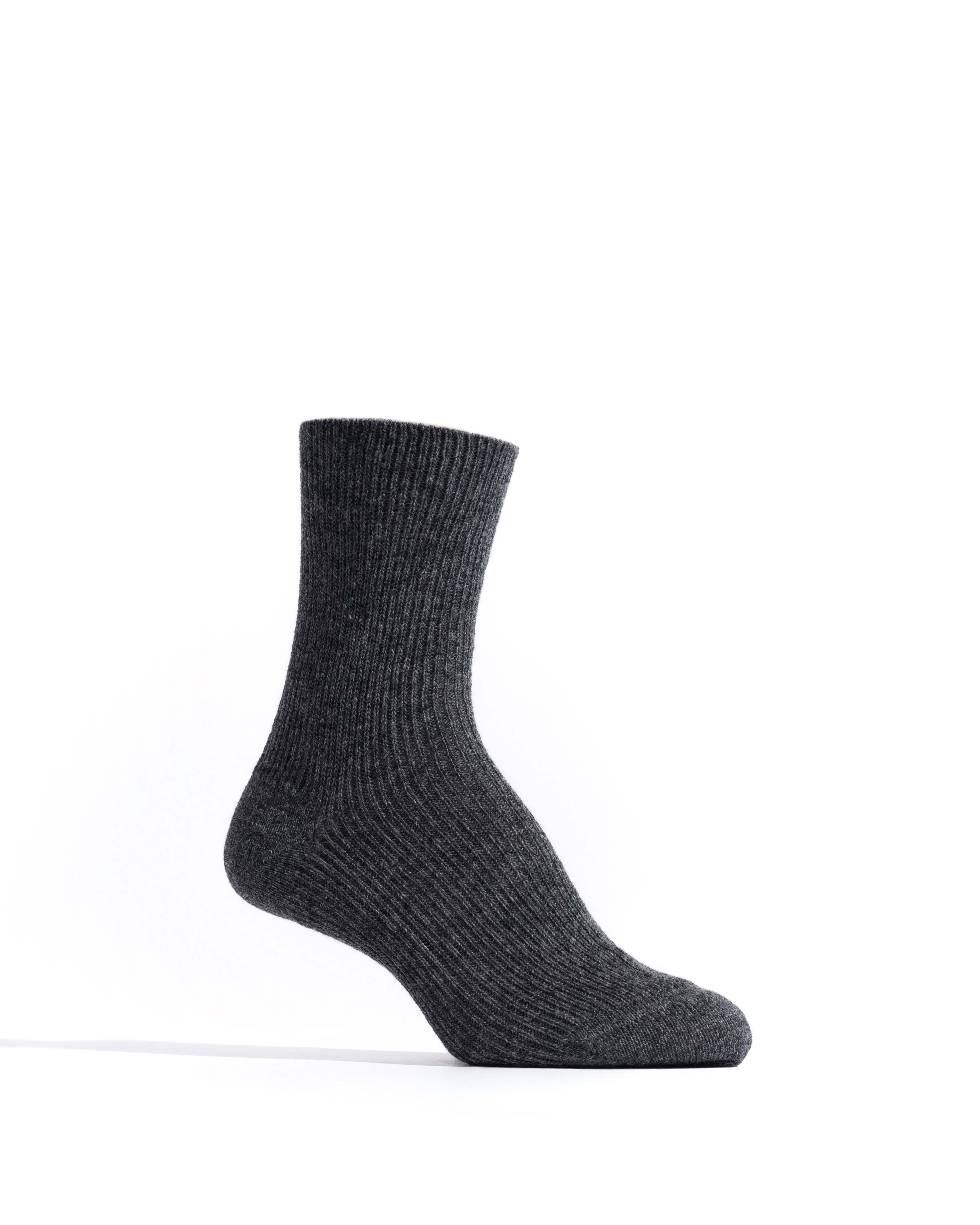Lanai cashmere socks 70% wool 30% cashmere Dark grey