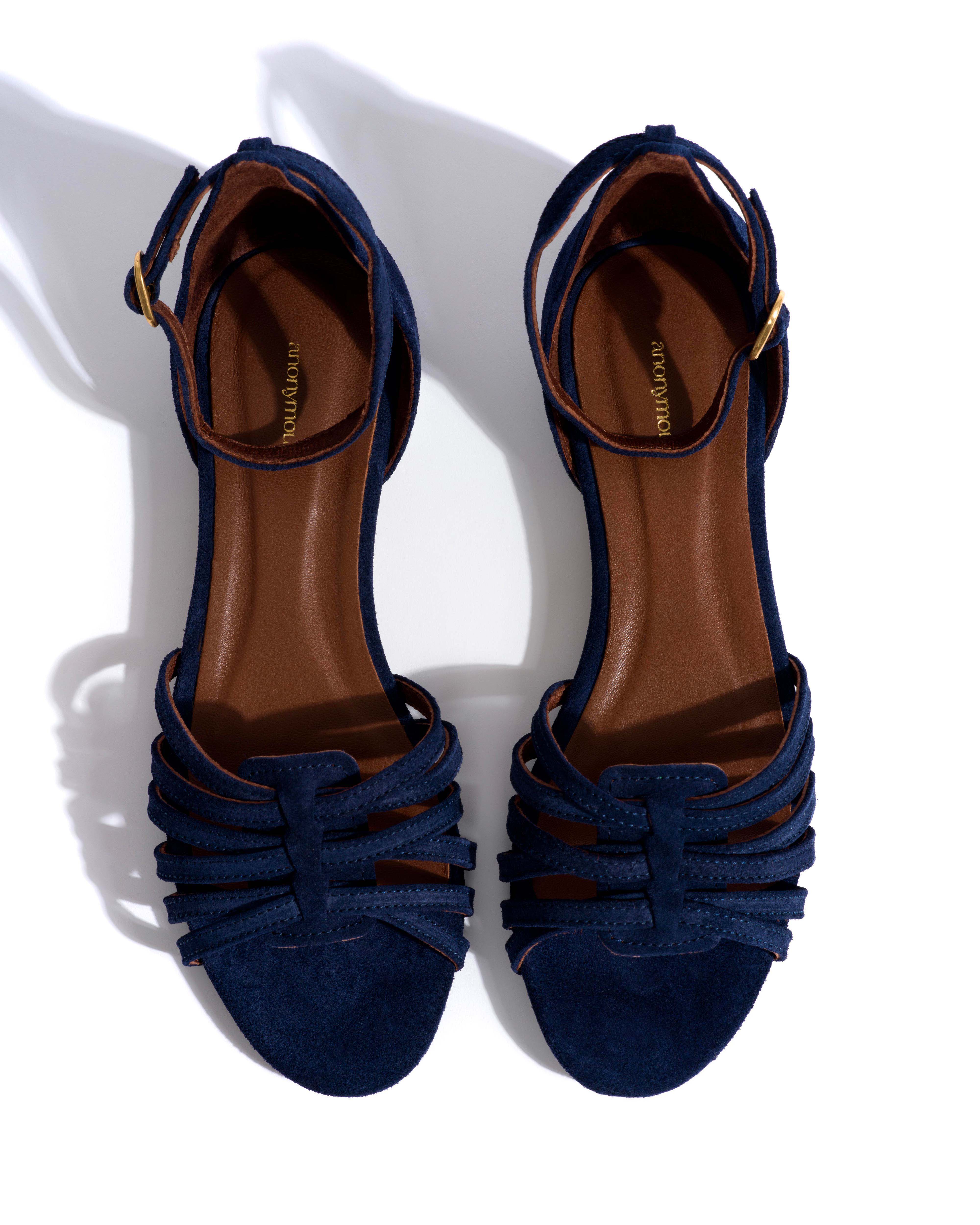 Mareike 10 Calf suede Ink blue