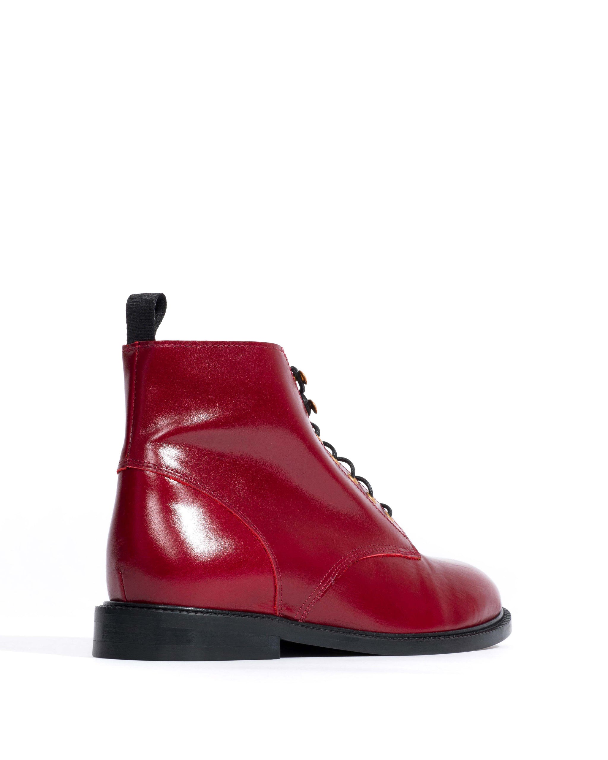 Valery Crinkled soft calf Pomegranate - Anonymous Copenhagen Ankle boots