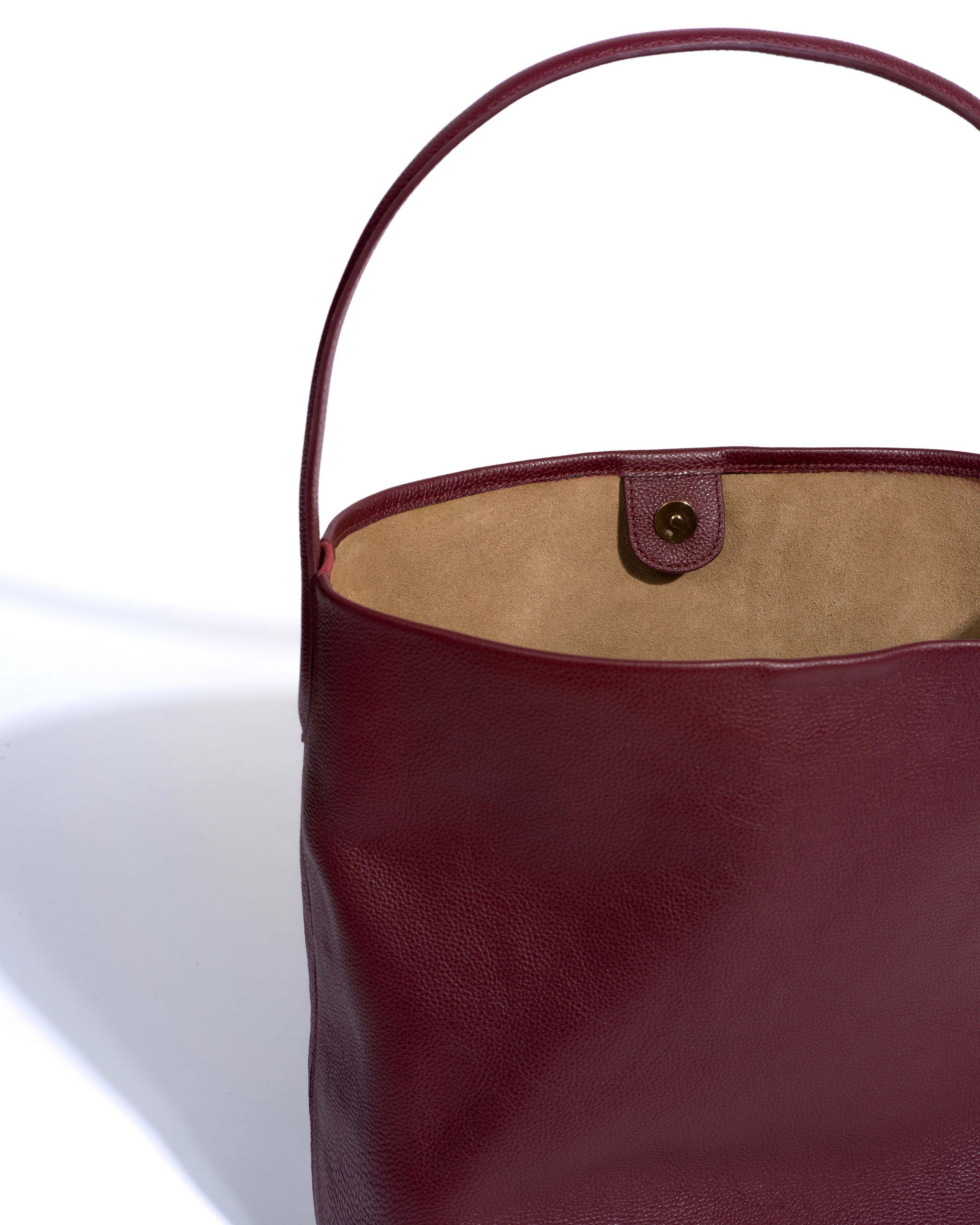 Versa everyday bag Pebbled soft calf Pomegranate - Anonymous Copenhagen Bags