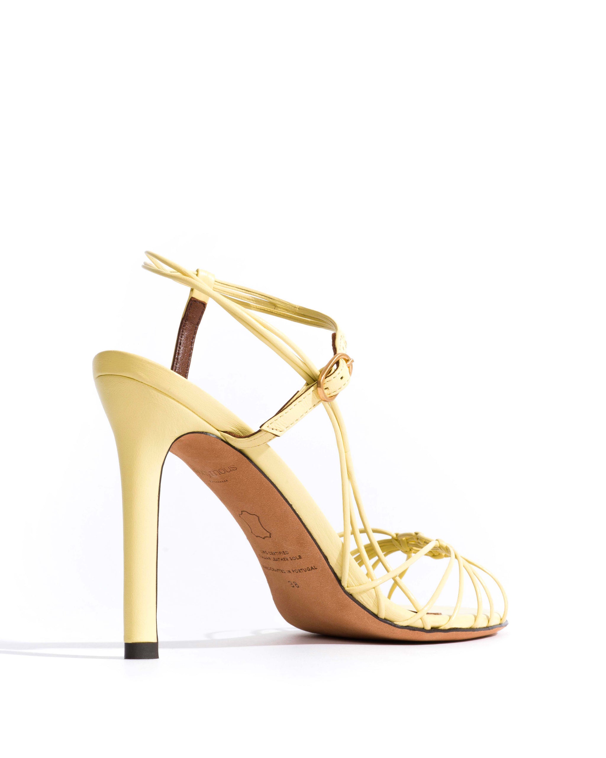 Savannah 100 hand-braided Shiny lamb Pineapple ice - Anonymous Copenhagen Heels