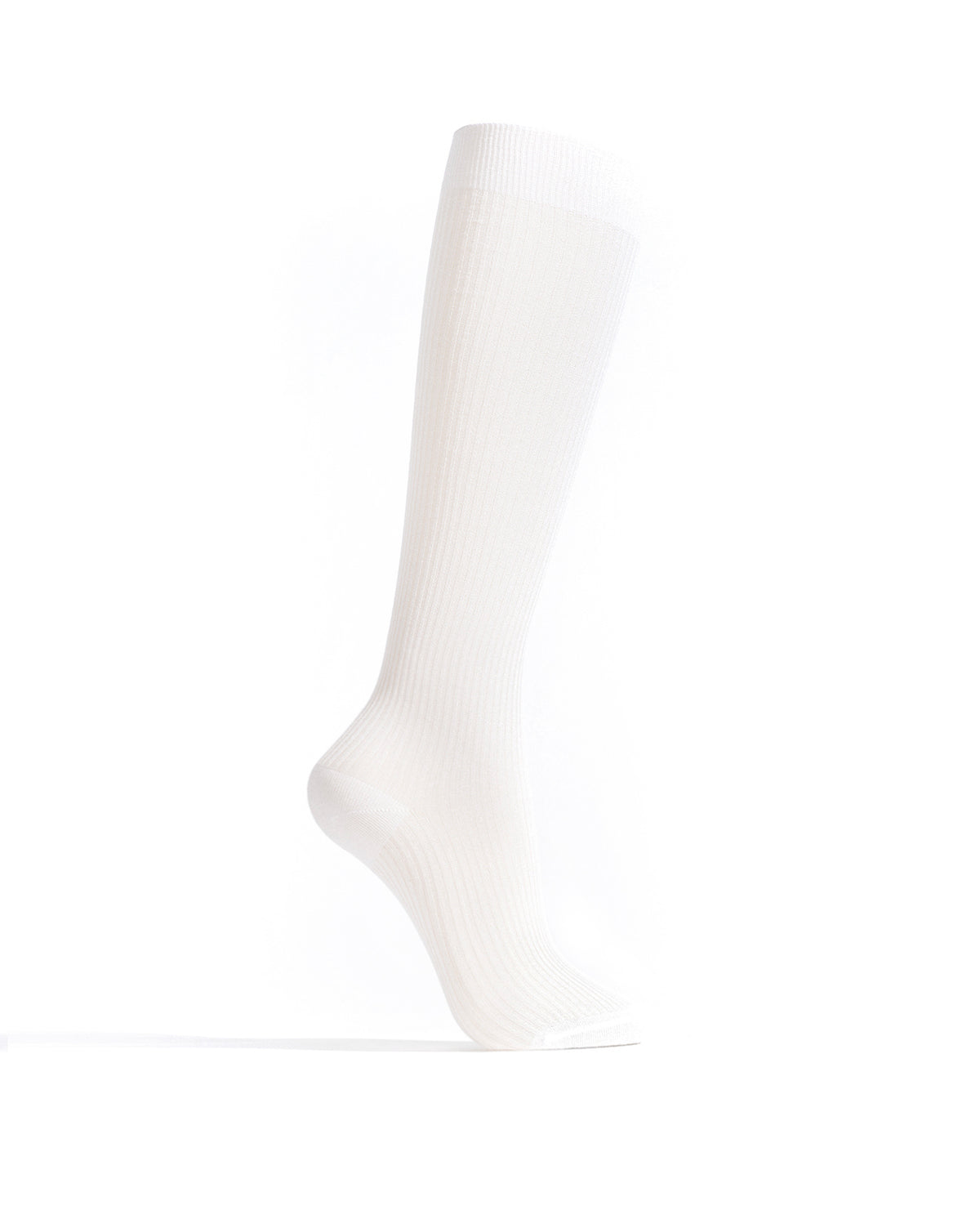 Noa mid calf glitter socks 52% nylon 48% polyester Cream