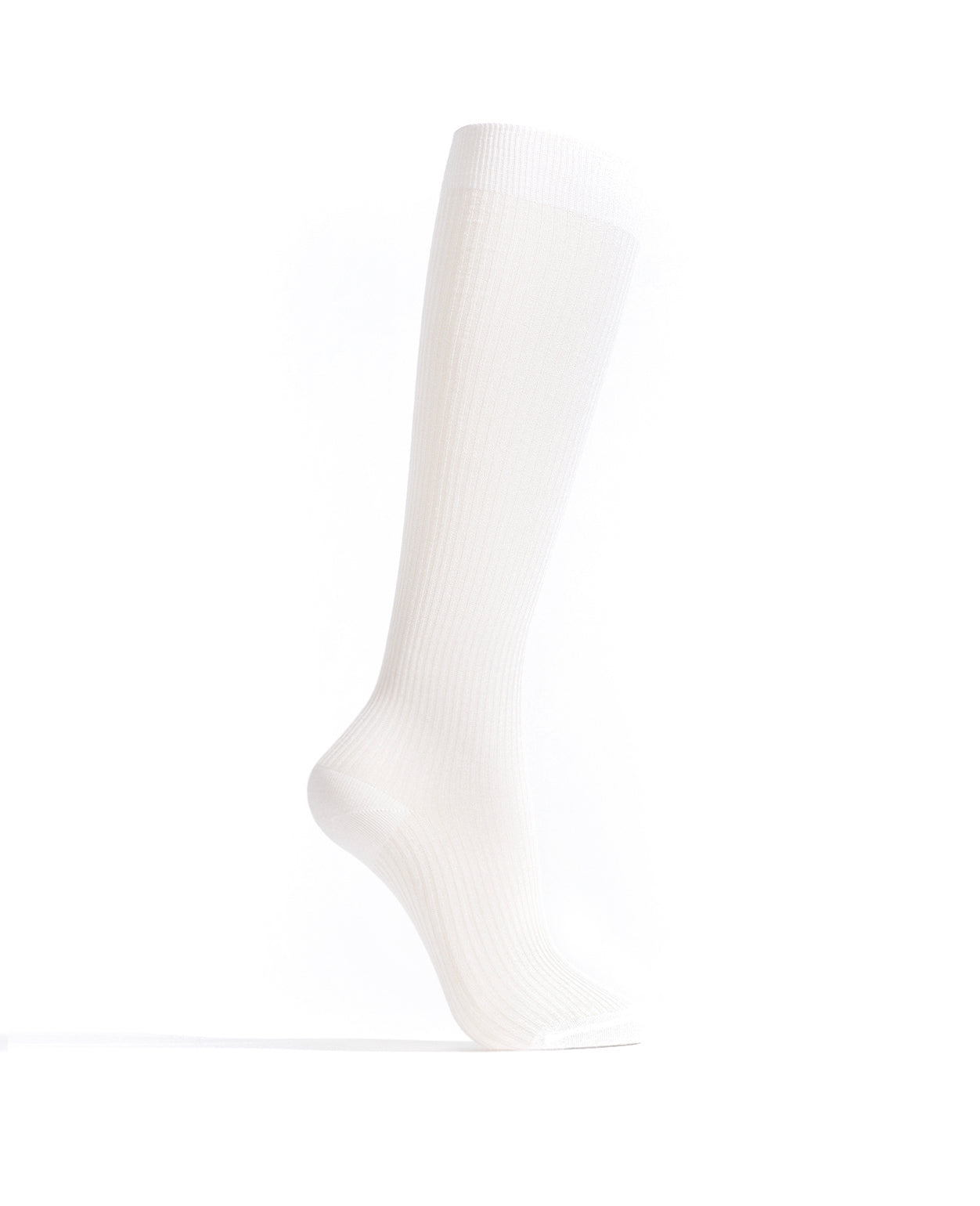 Noa mid calf glitter socks 52% nylon 48% polyester Cream