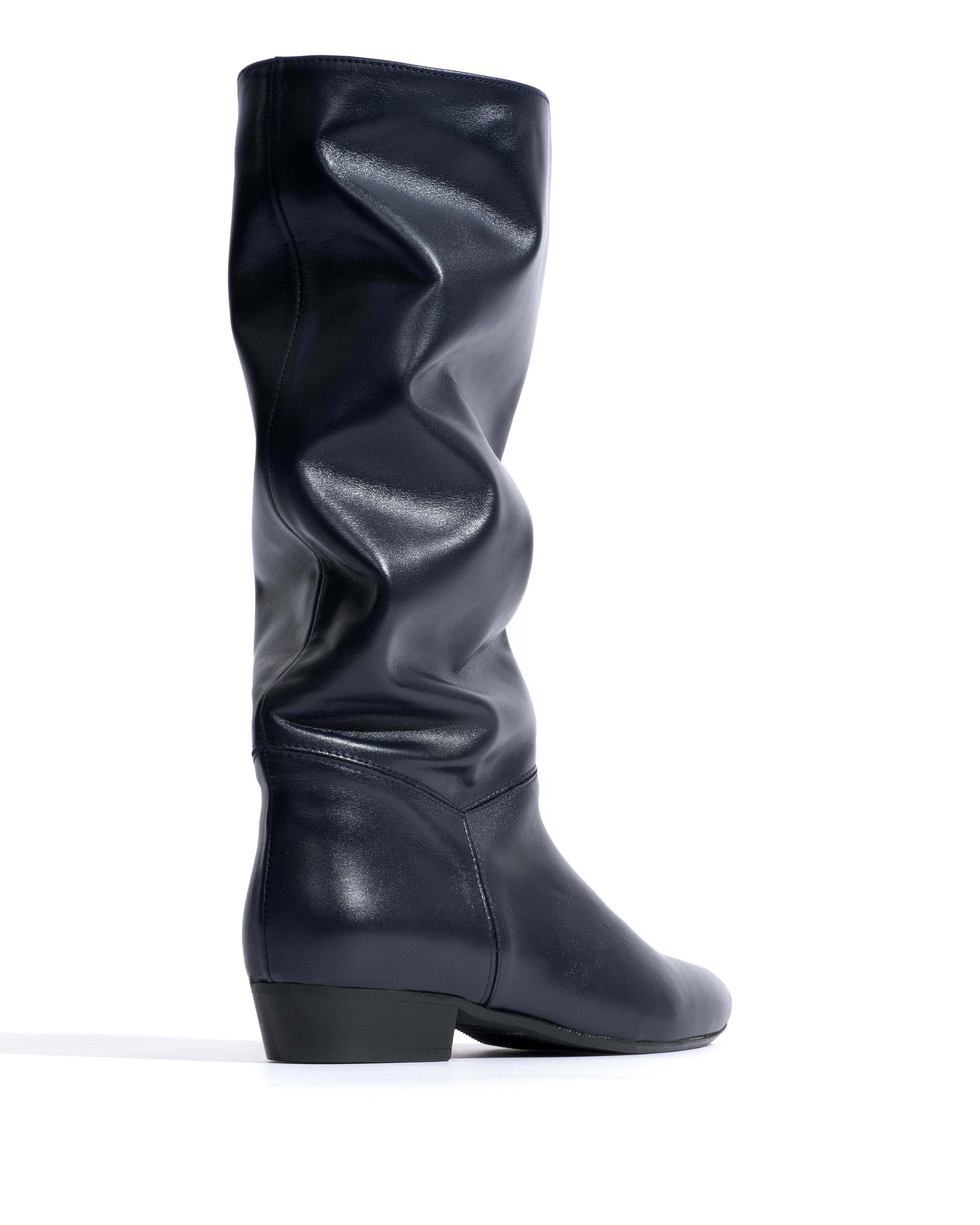 Jasmina 20 Soft calf & suede leather Dark blue & ink blue