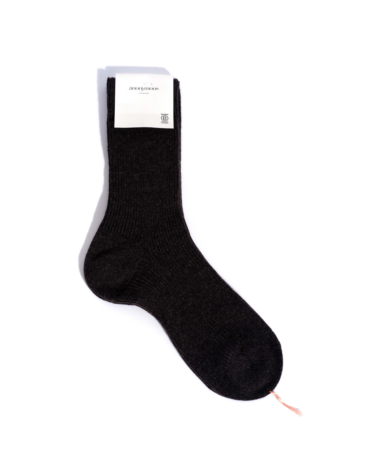 Lanai cashmere socks 70% wool 30% cashmere Espresso brown