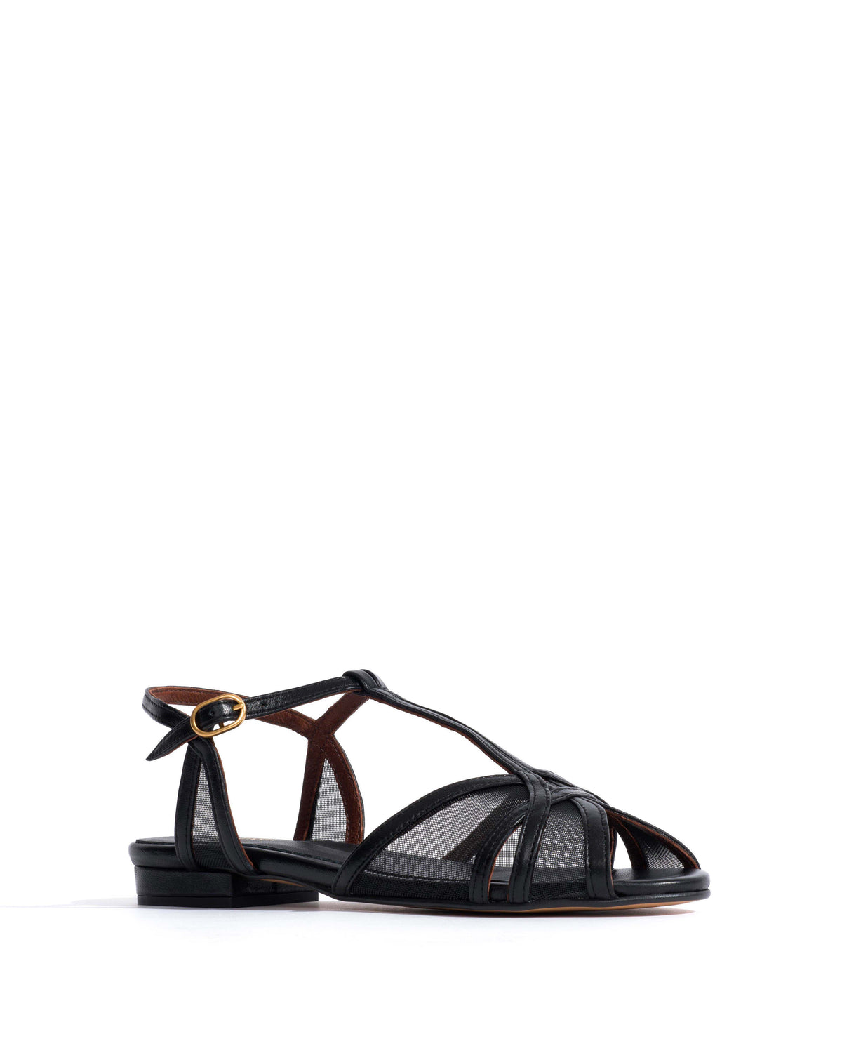 Therese 20 mesh Shiny lamb & mesh Black