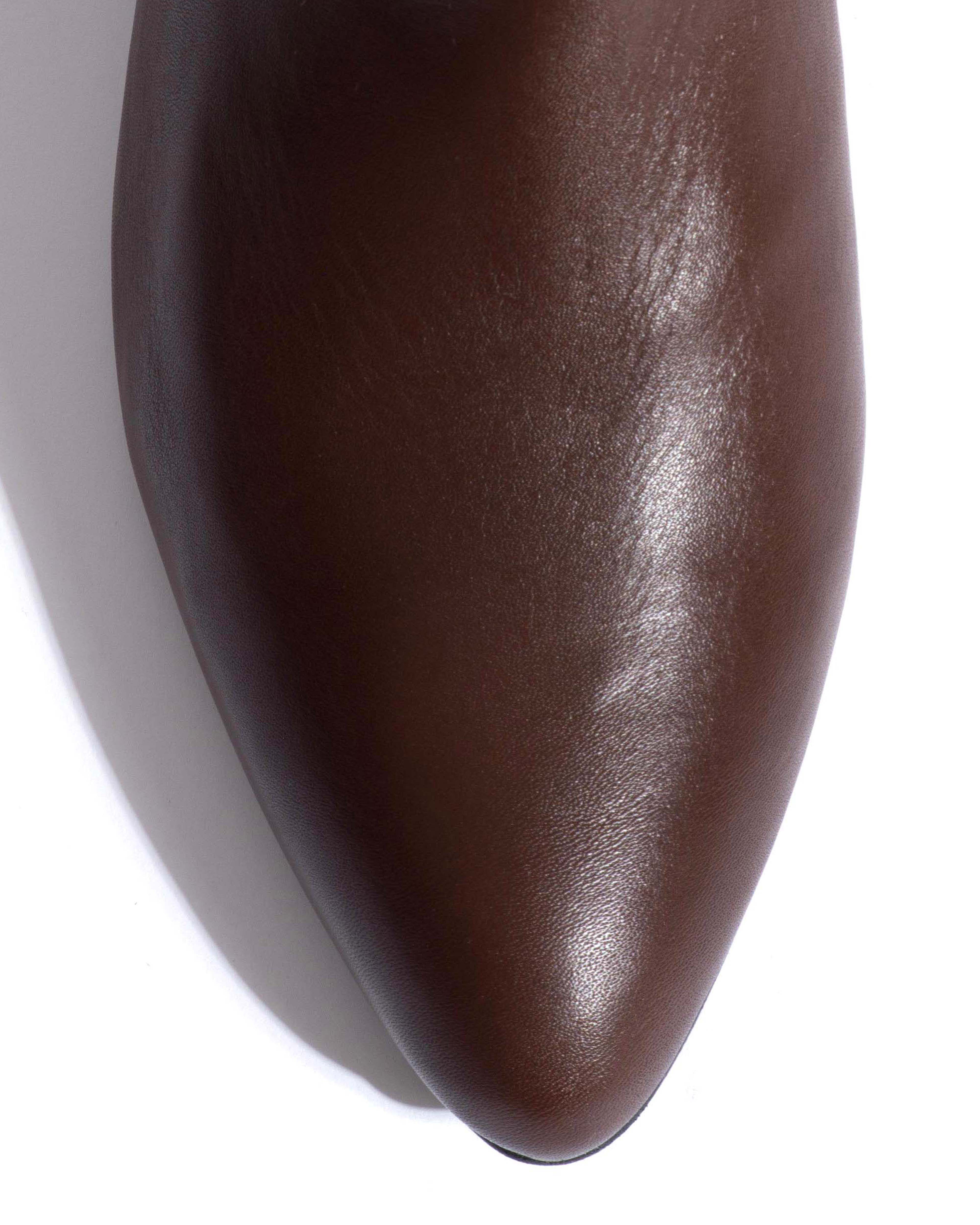 Jasmina 20 Soft calf & suede leather Chocolate