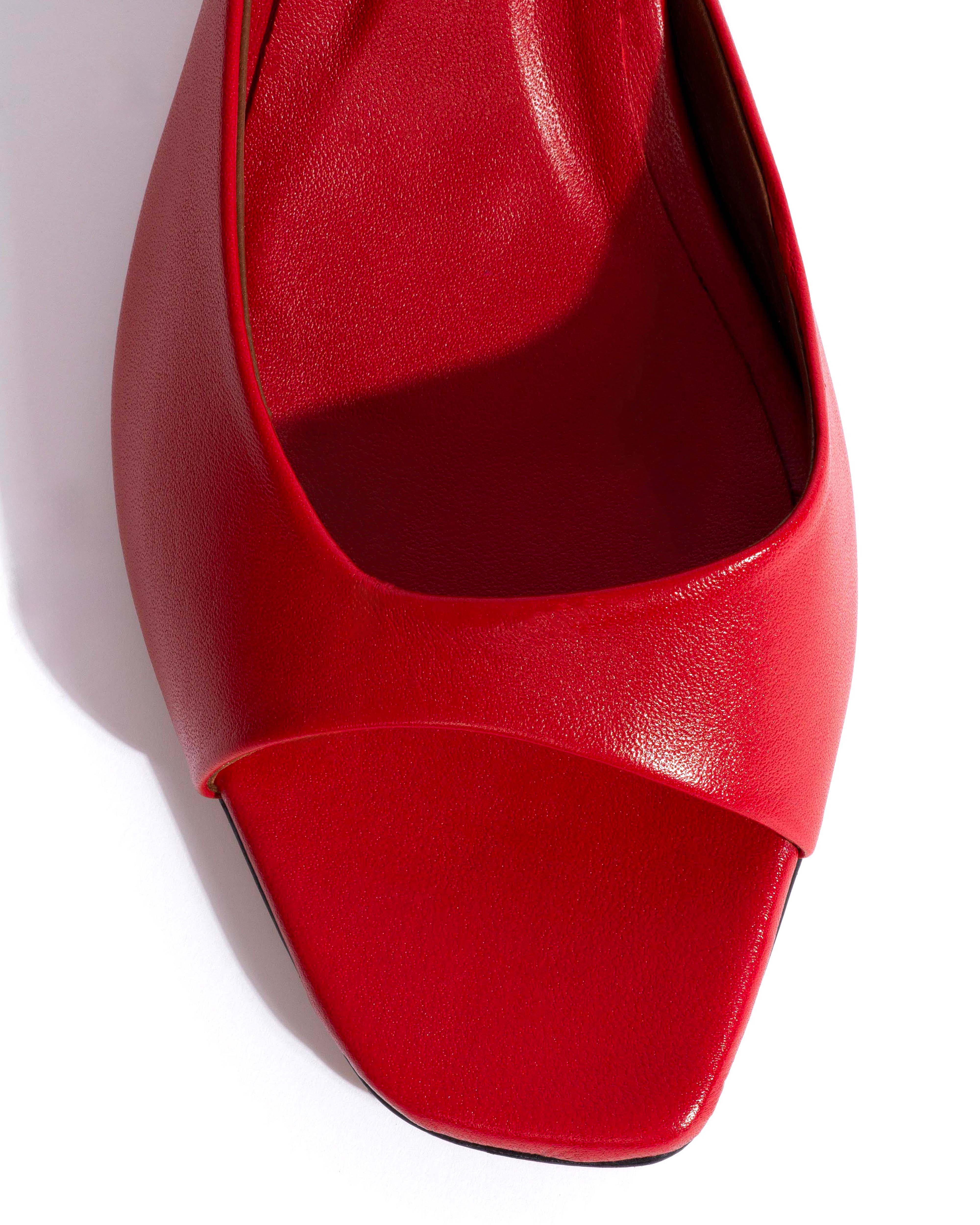 Mazy 55 Shiny lamb Ruby red