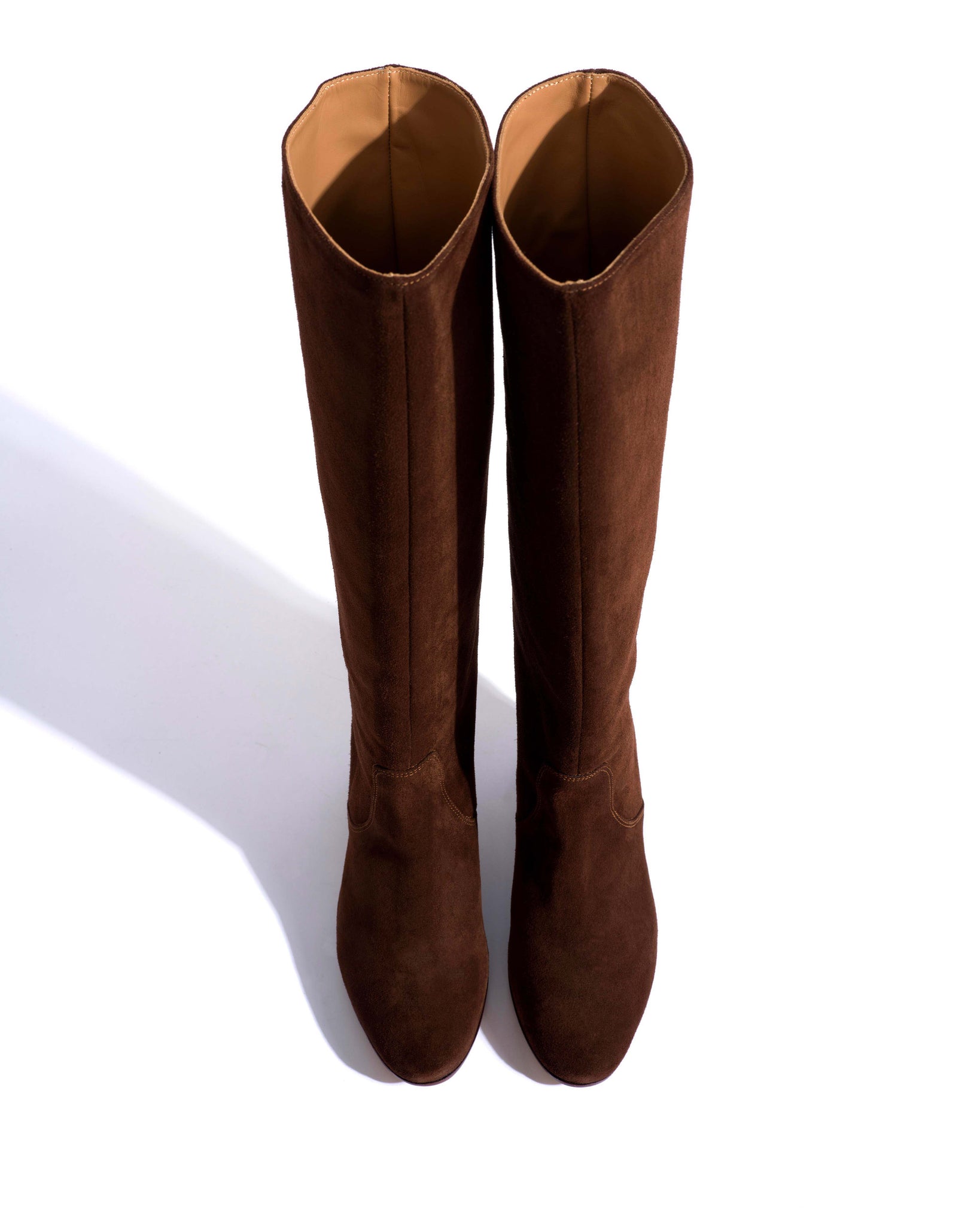 Henriette Calf suede Chocolate