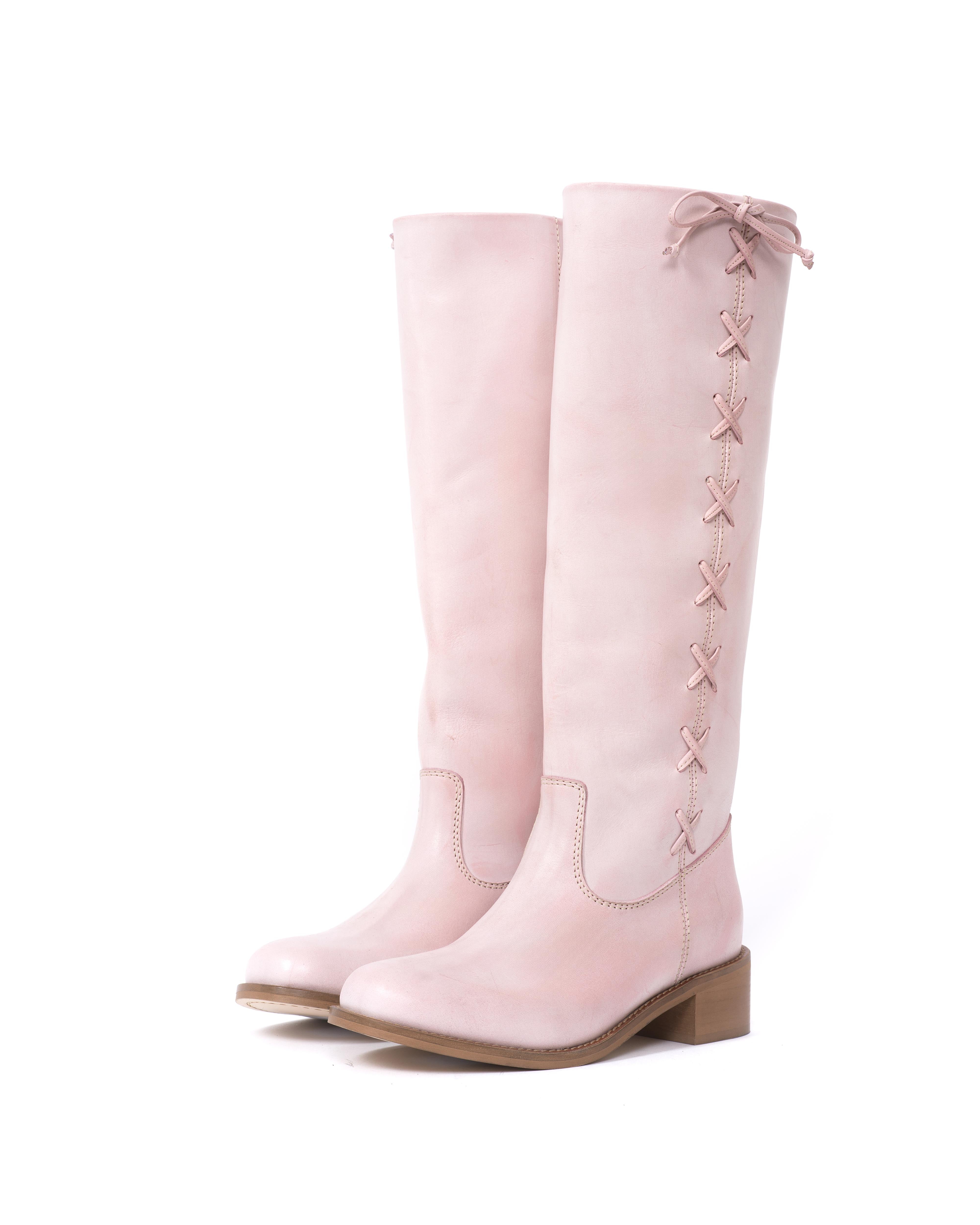 Dico Ann Side laces Escovado Pink
