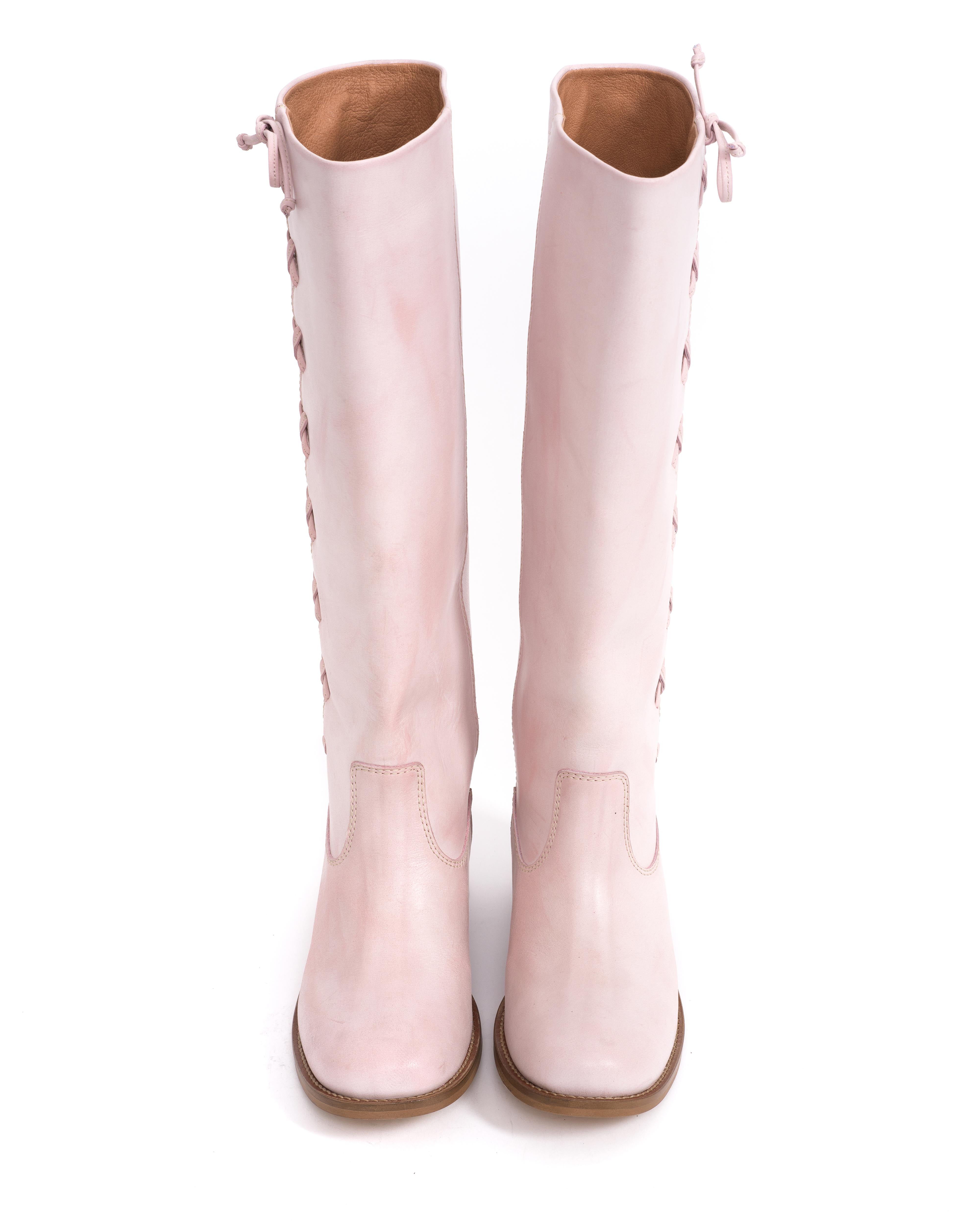 Dico Ann Side laces Escovado Pink