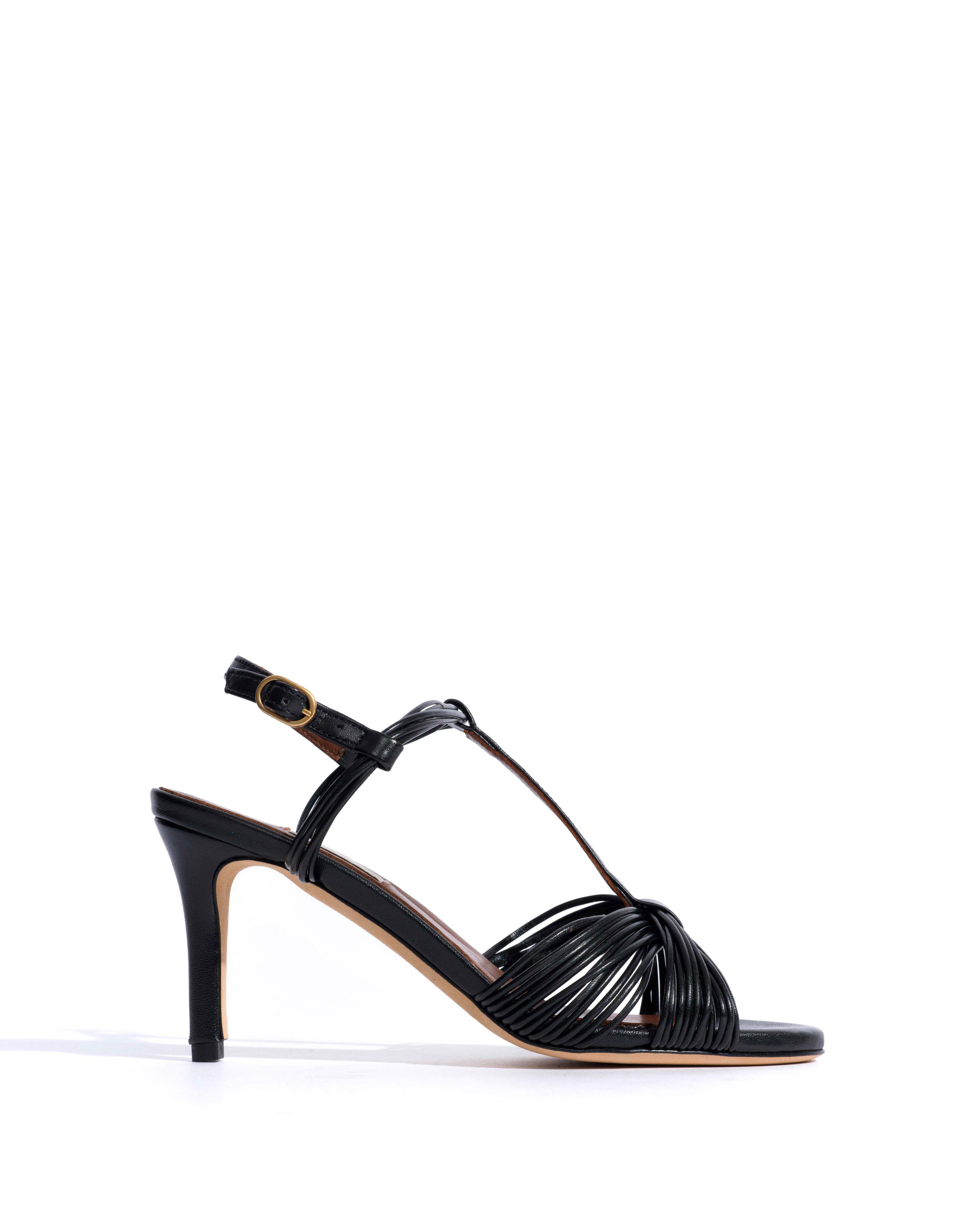 Alessandra 75 Shiny lamb Black