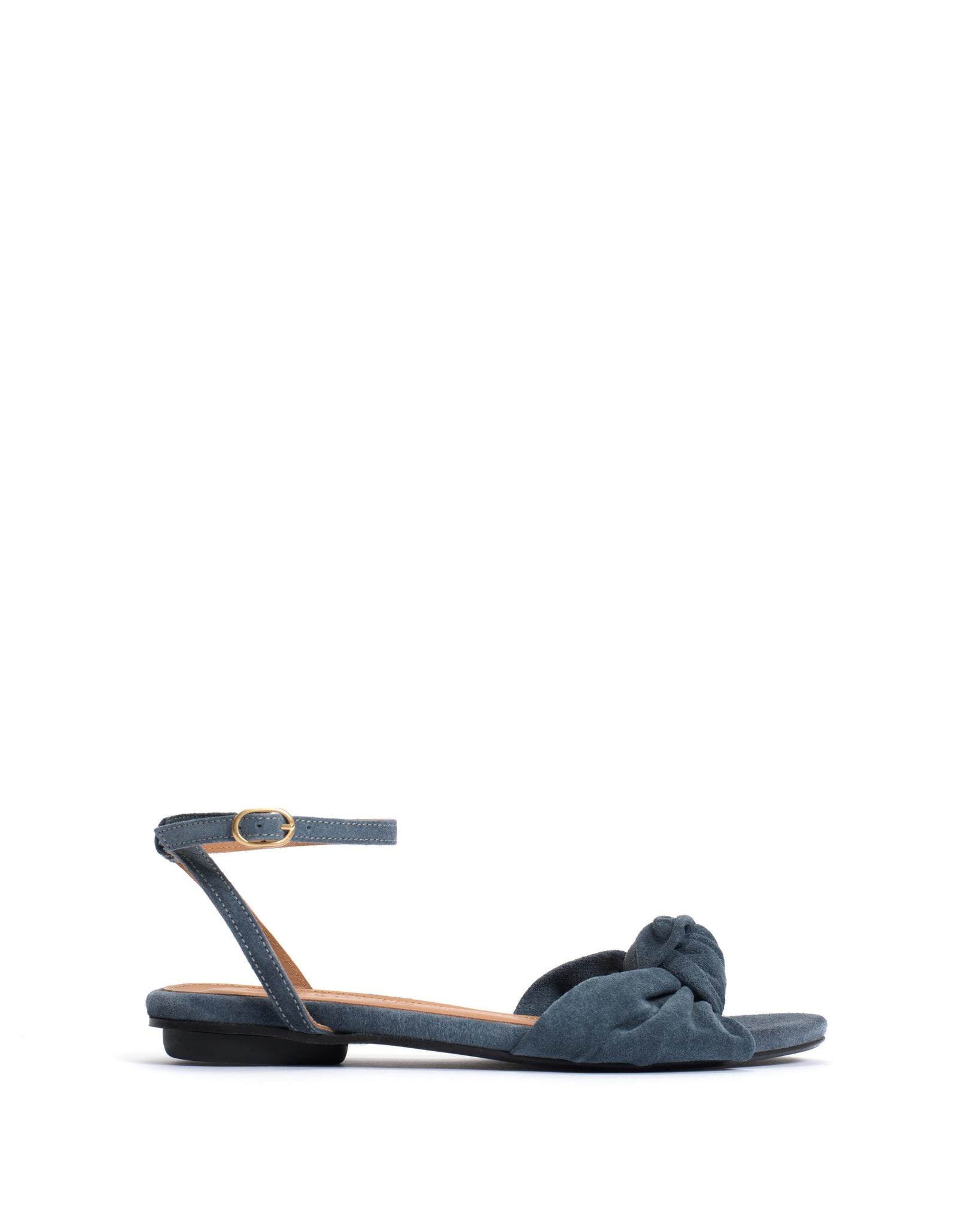 Aliza 10 Calf suede Denim blue - Anonymous Copenhagen