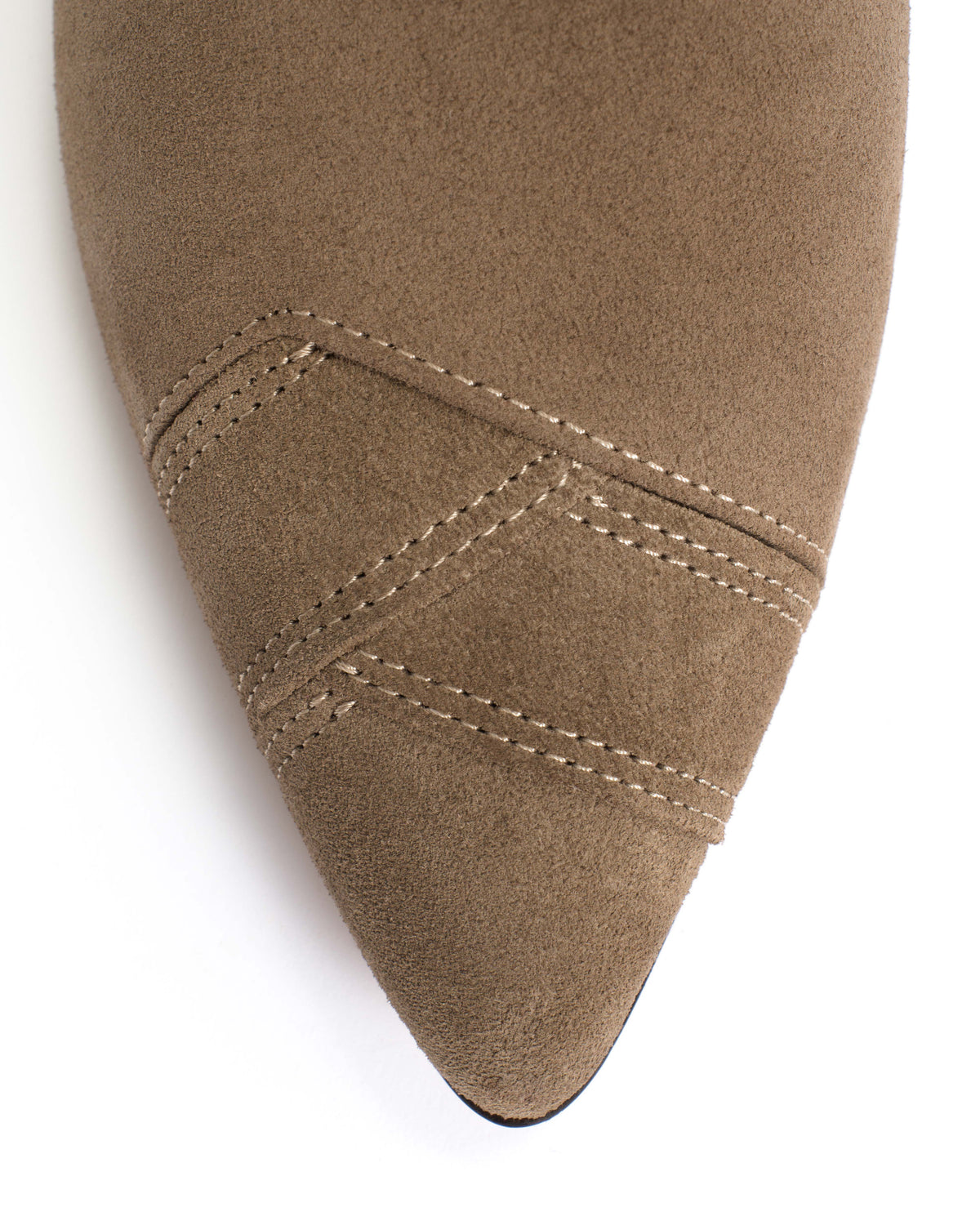 Avy 40 stiletto Calf suede Mushroom