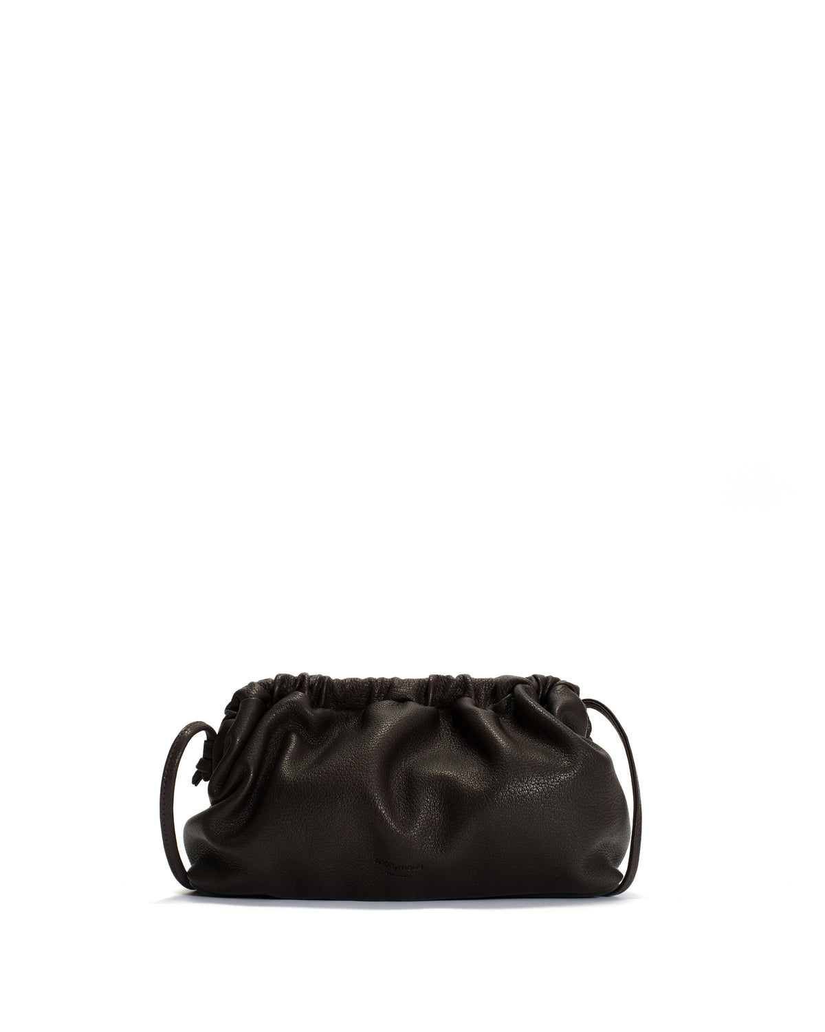 Hally classic cloud bag Grained chevre goat Coffee brown