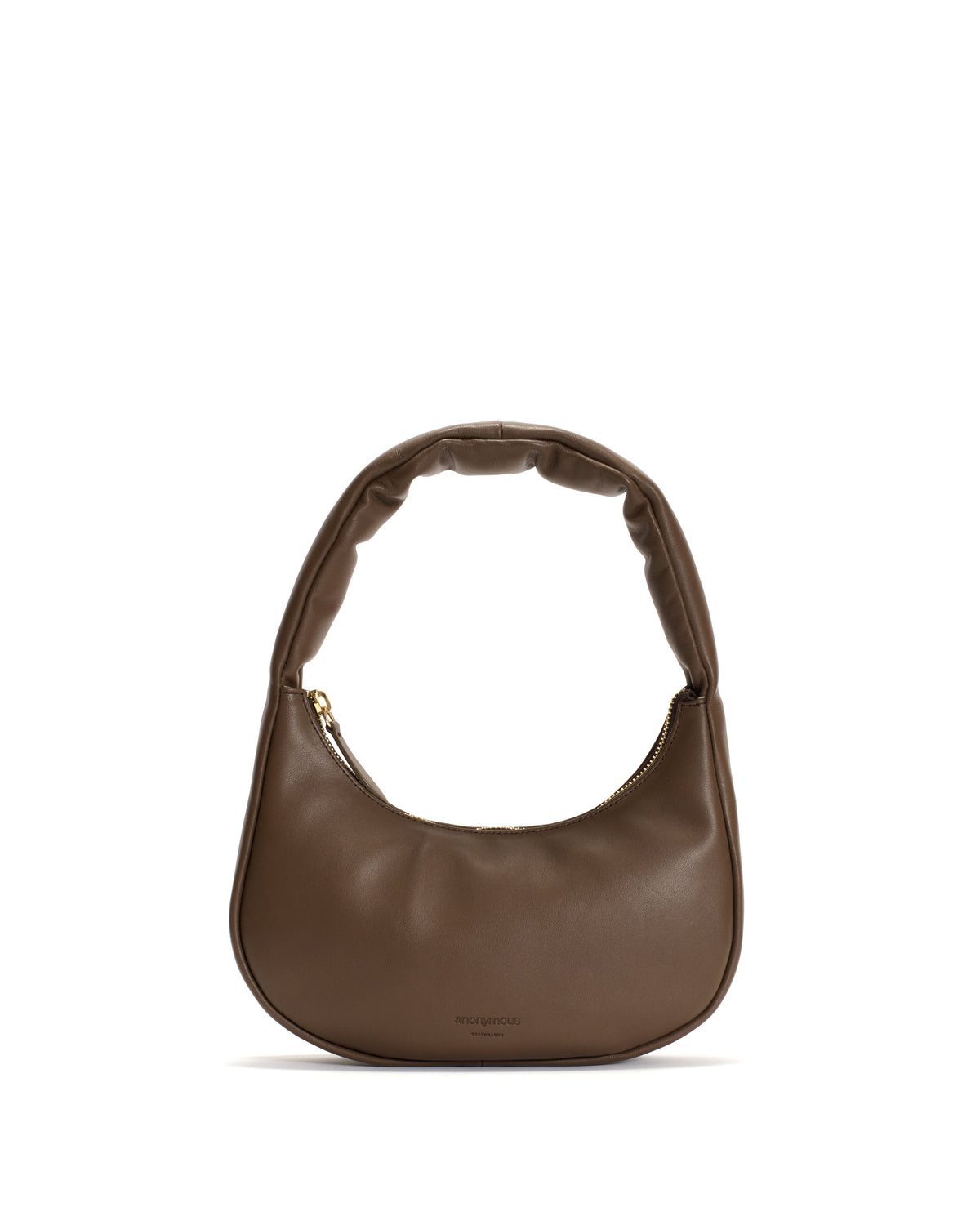 Shane petite pillow bag Soft calf Dark taupe