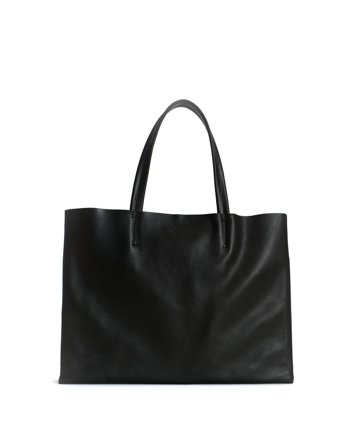 Ruba shopper Pebbled soft calf Black