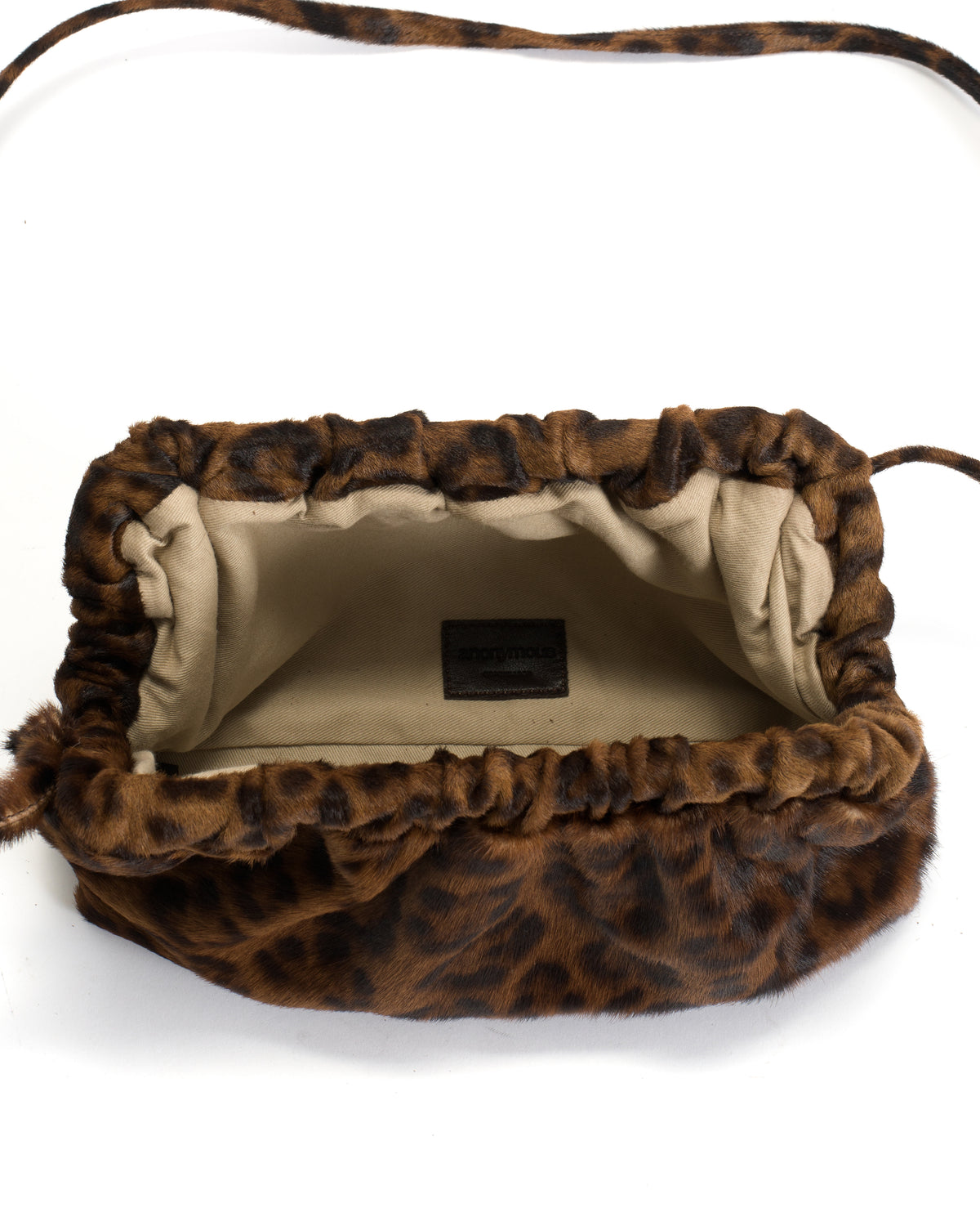 Hally classic cloud bag Calf hair Leopard