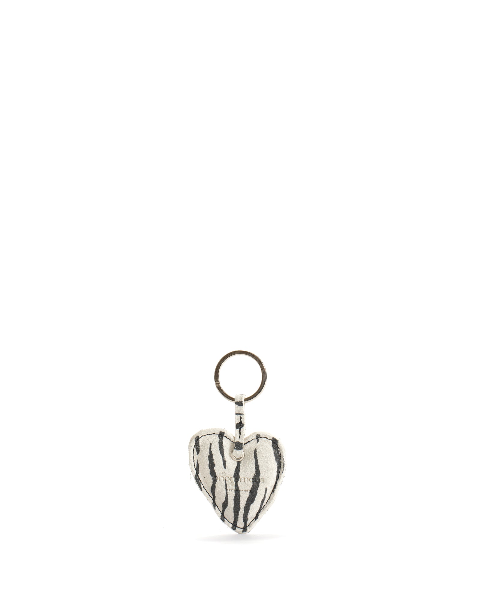 Keyring Calf suede print Zebra - Anonymous Copenhagen