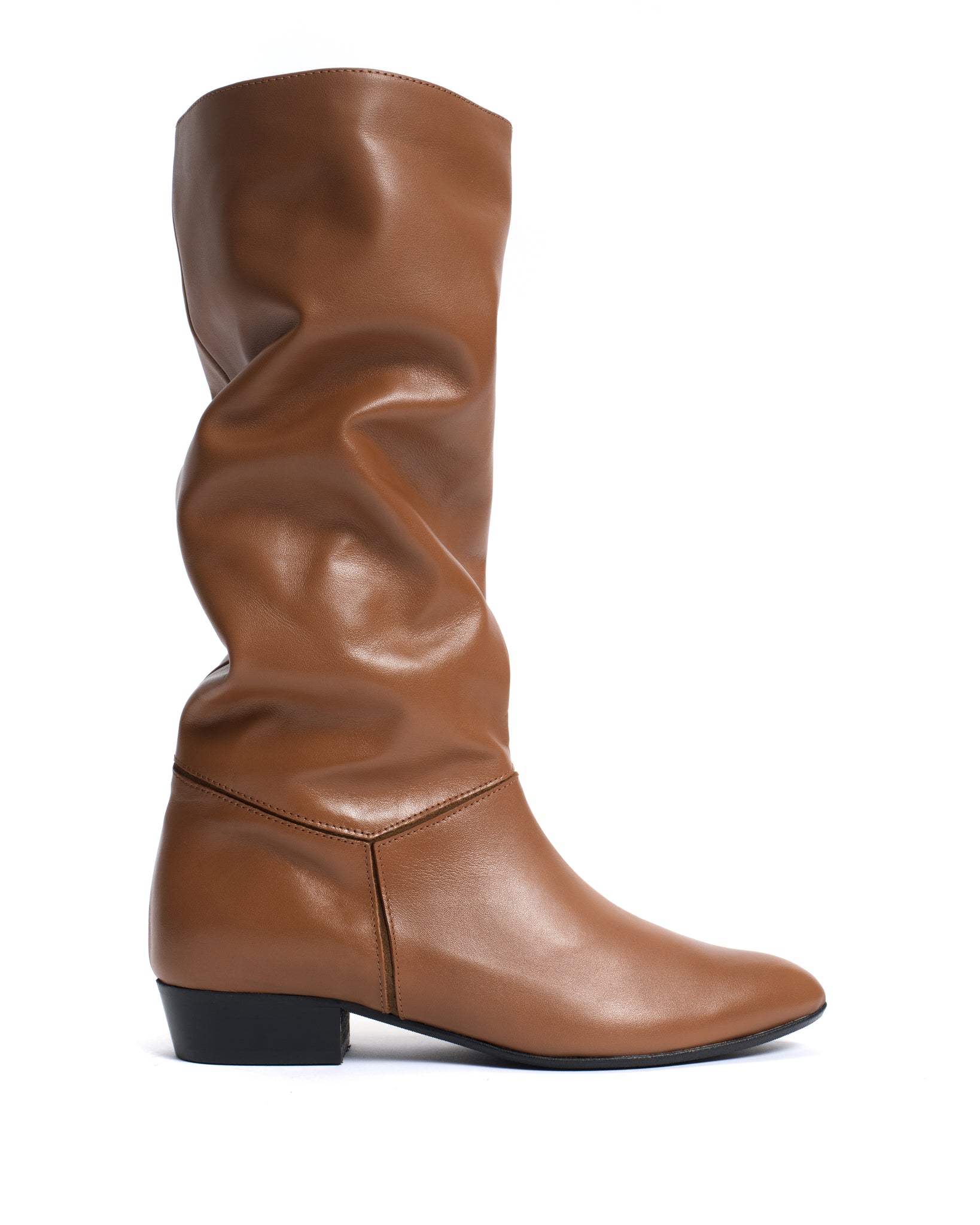 Jasmina 20 Soft calf & calf suede Camel & cinnamon - Anonymous Copenhagen