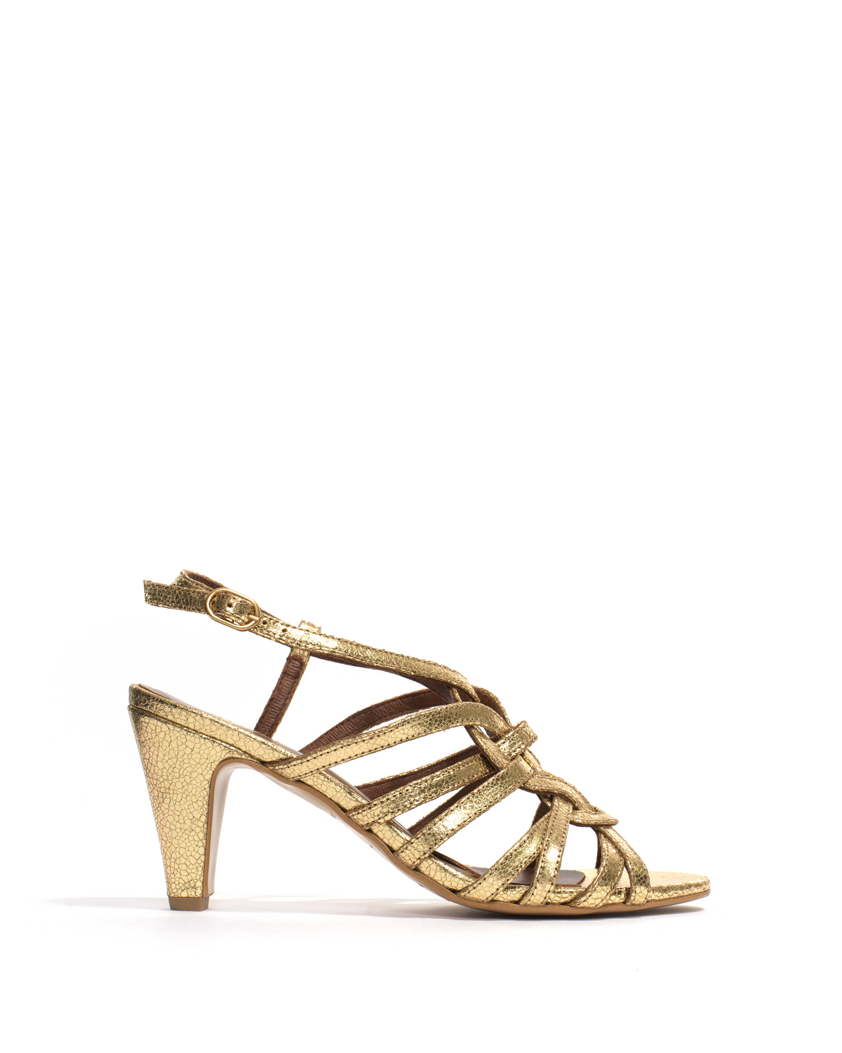 Vickey 75 Crackled metallic goat Gold
