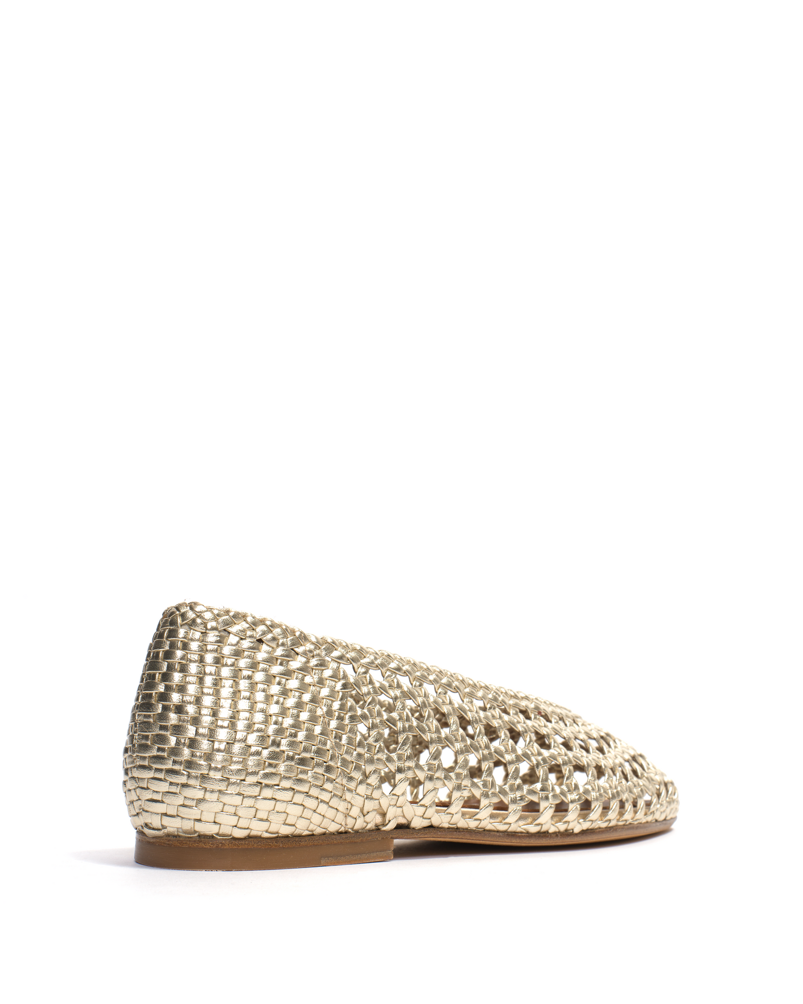 Sessi 10 Hand-braided leather Champagne - Anonymous Copenhagen