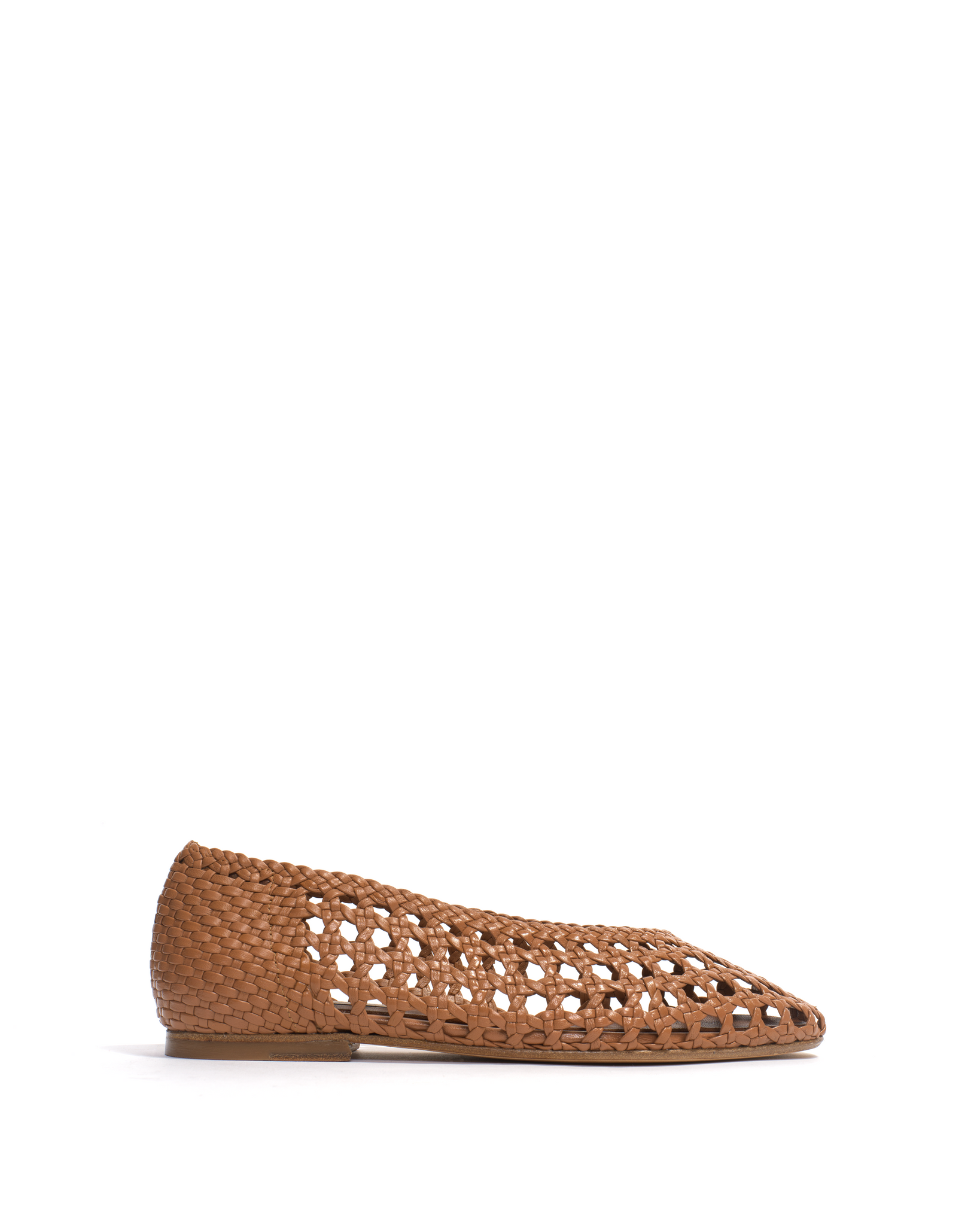 Sessi 10 Hand-braided leather Caramel - Anonymous Copenhagen