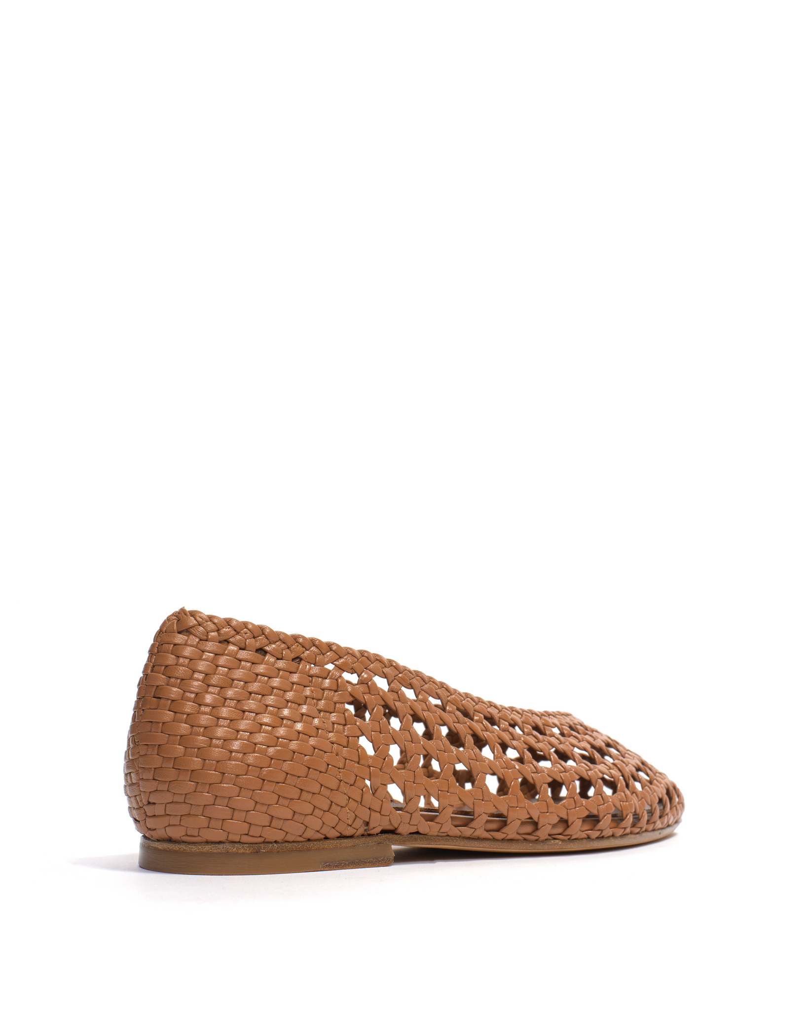 Sessi 10 Hand-braided leather Caramel - Anonymous Copenhagen