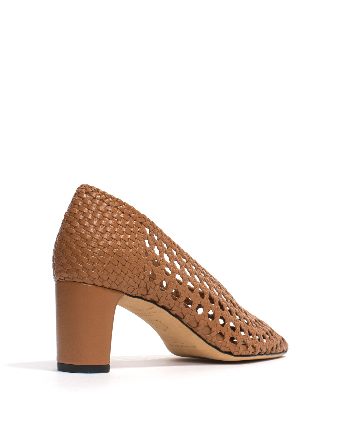 Sessi 60 hand-braided Hand-braided leather Caramel