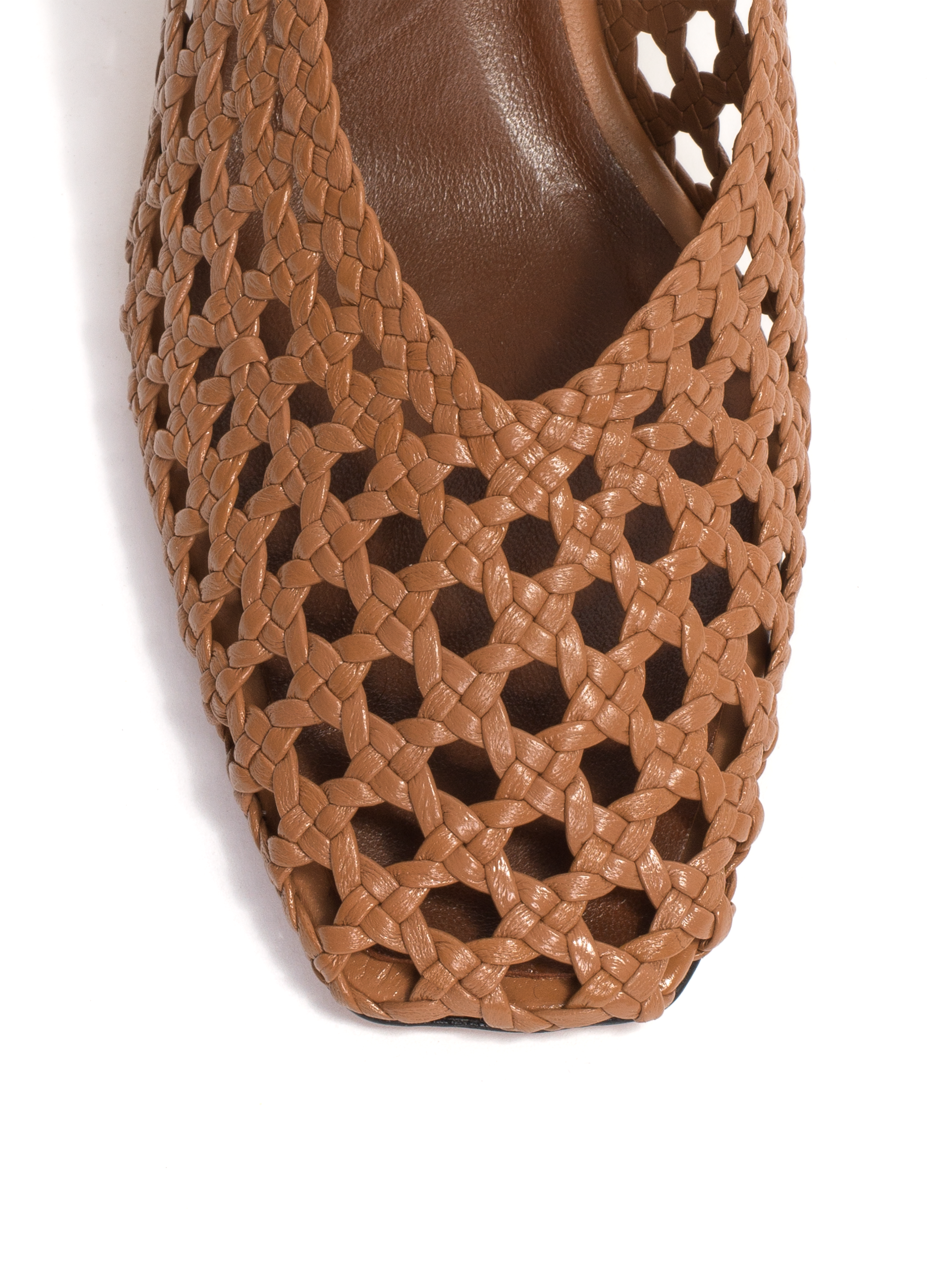 Sessi 60 Hand-braided leather Caramel