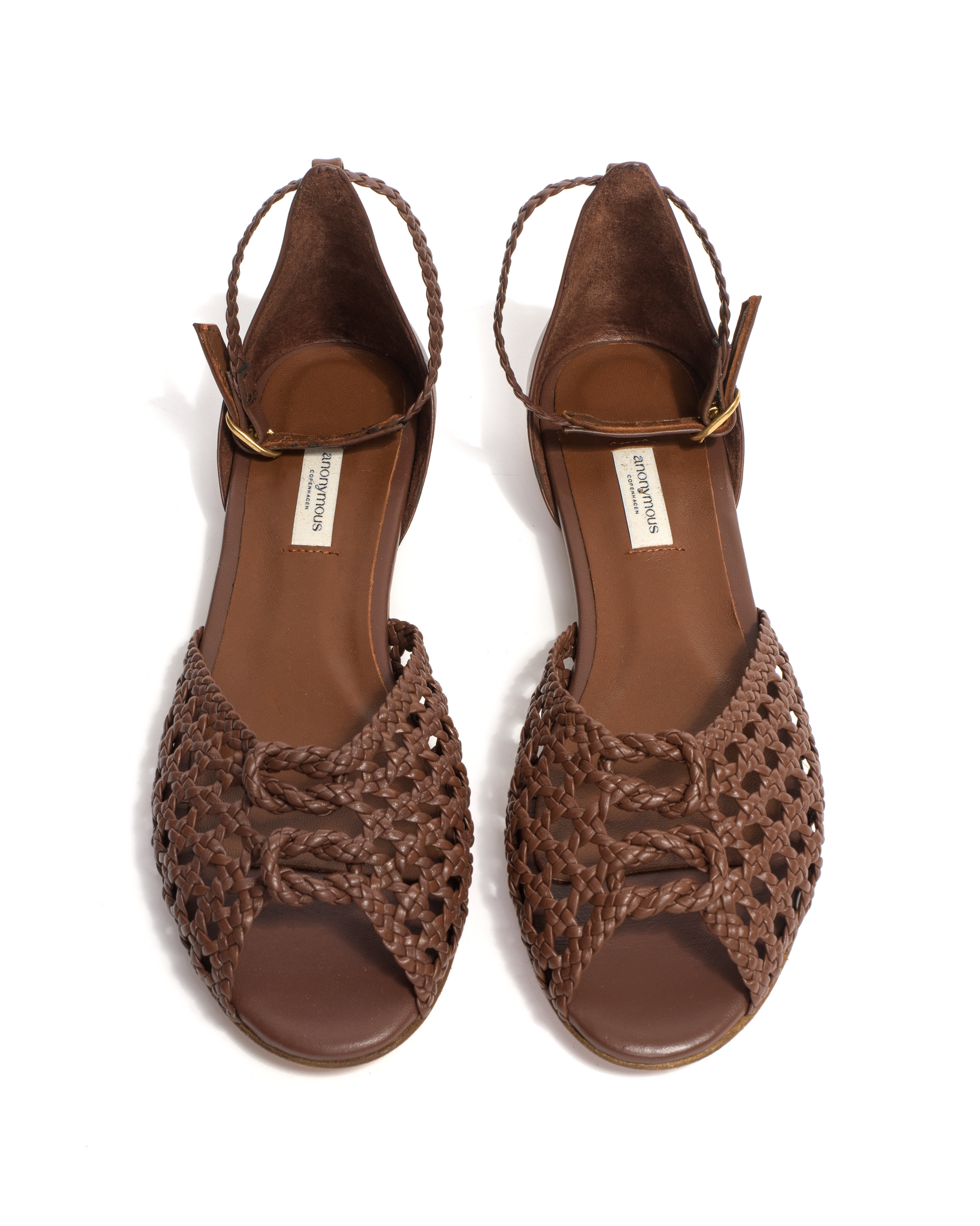 Lucy 10 Hand-braided leather Chocolate - Anonymous Copenhagen
