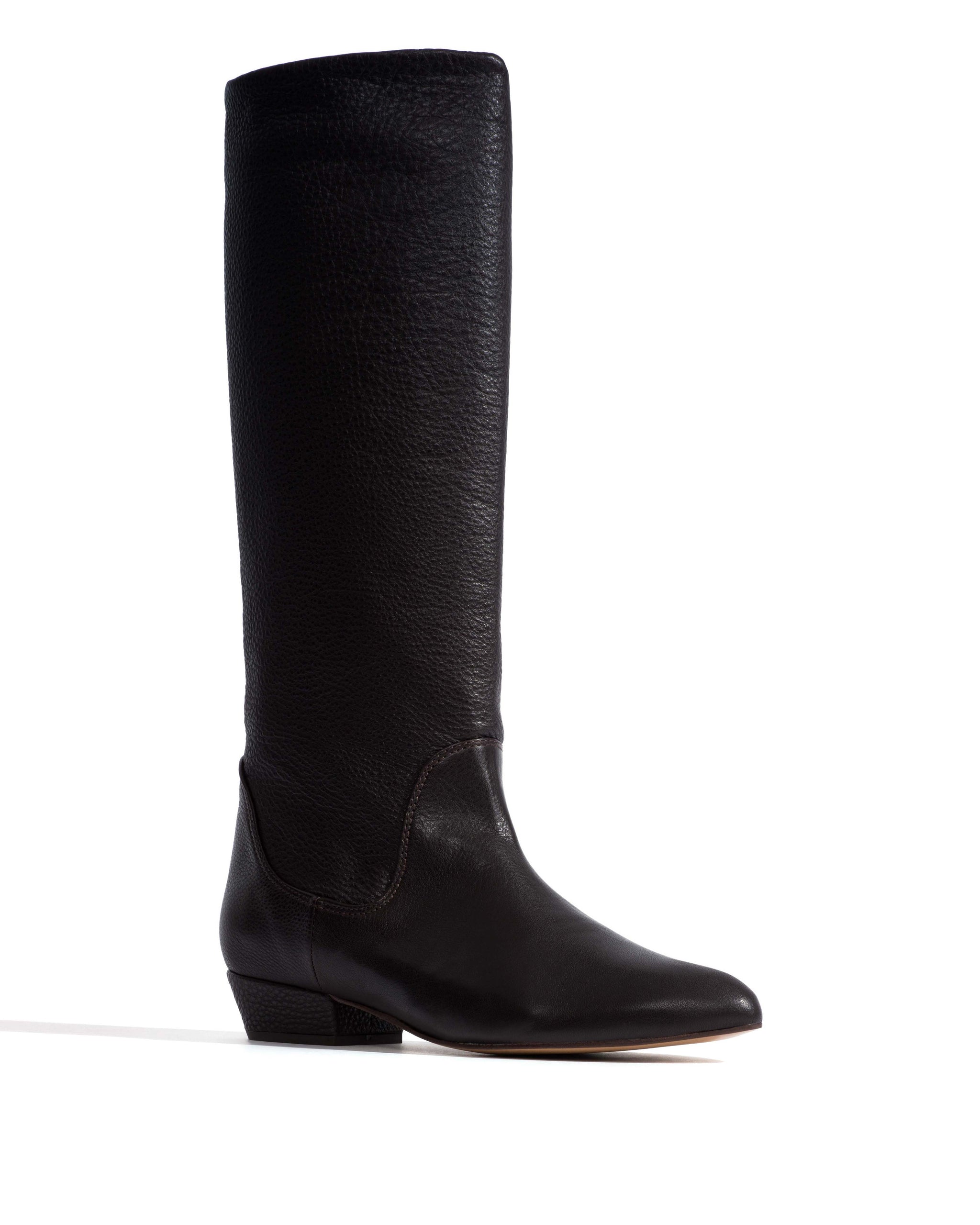 Valle 20 Natural grain soft calf Black
