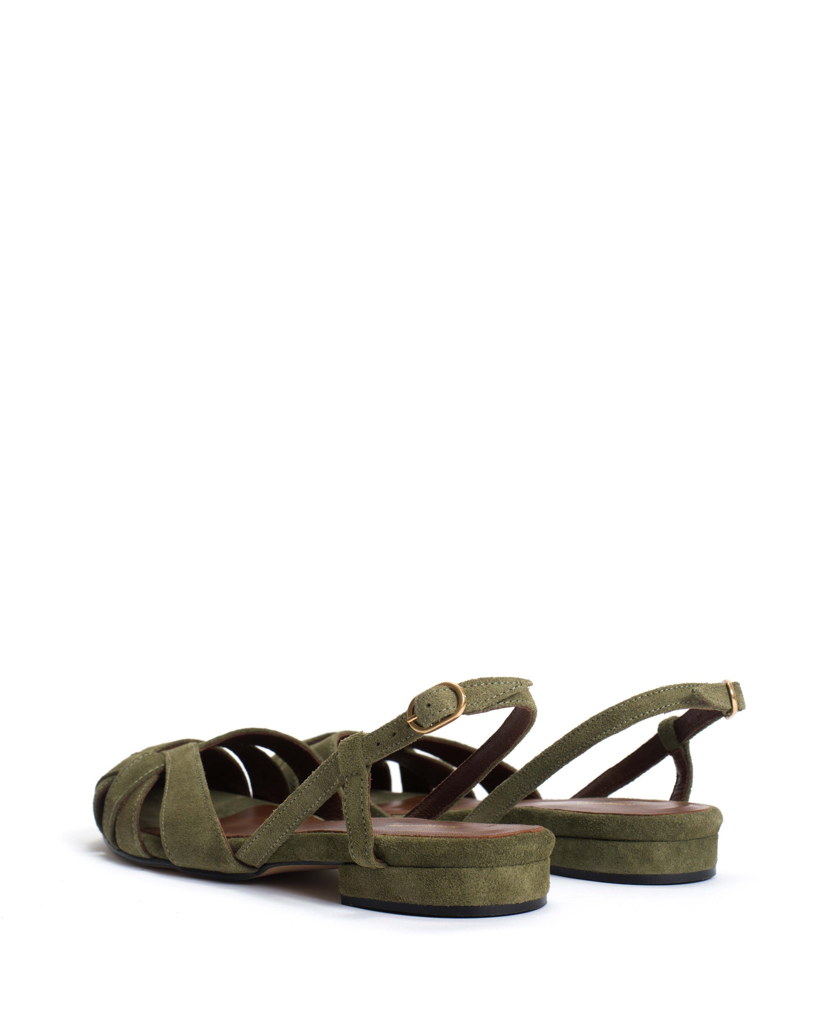 Banie 20 Calf suede Olive green - Anonymous Copenhagen