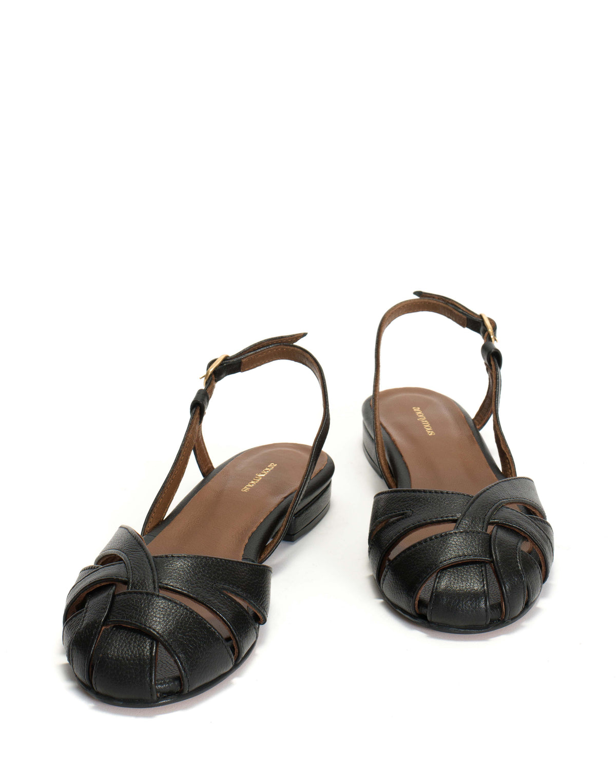 Banie 20 Pebbled soft calf Black