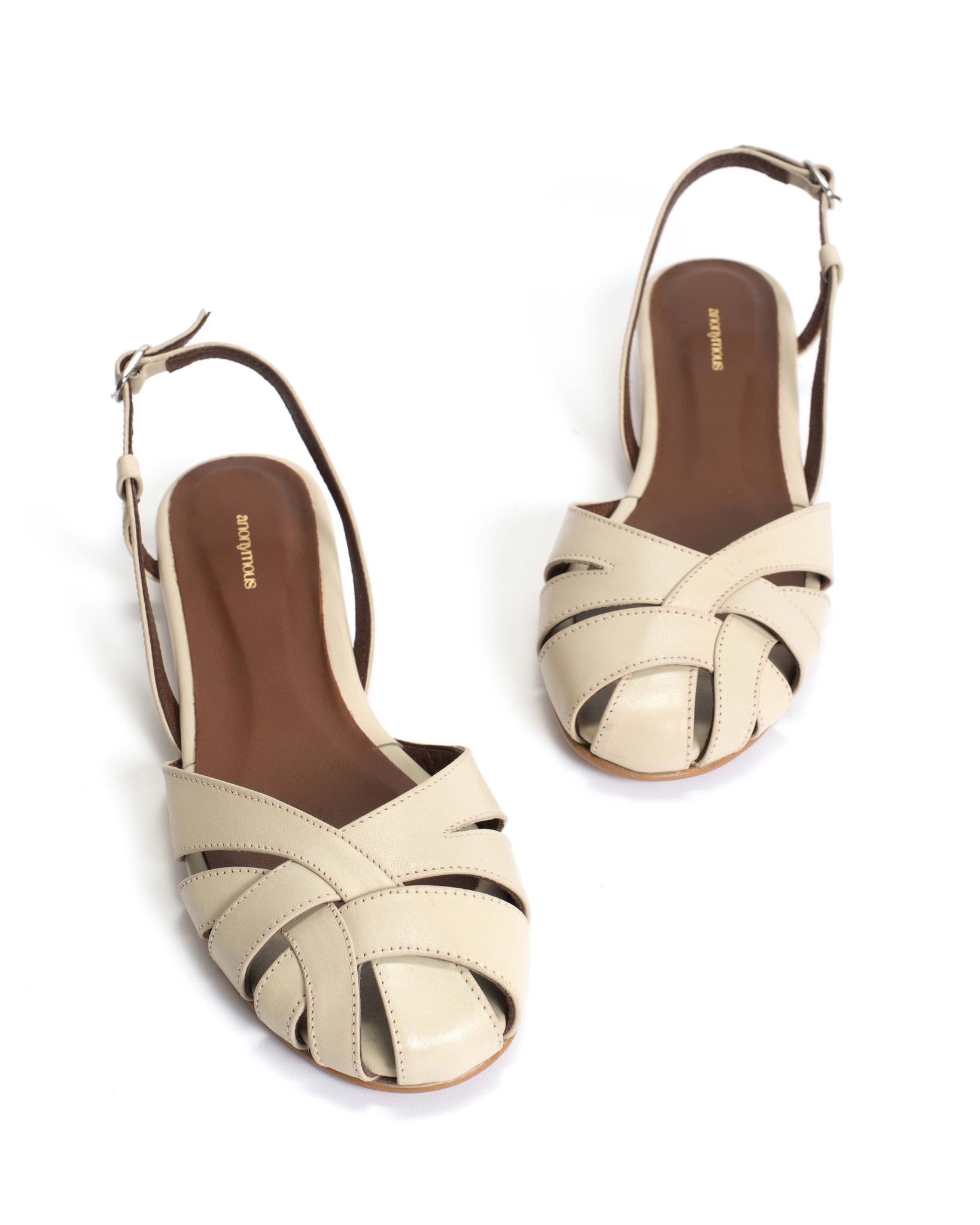 Banie 20 Soft calf White sand - Anonymous Copenhagen