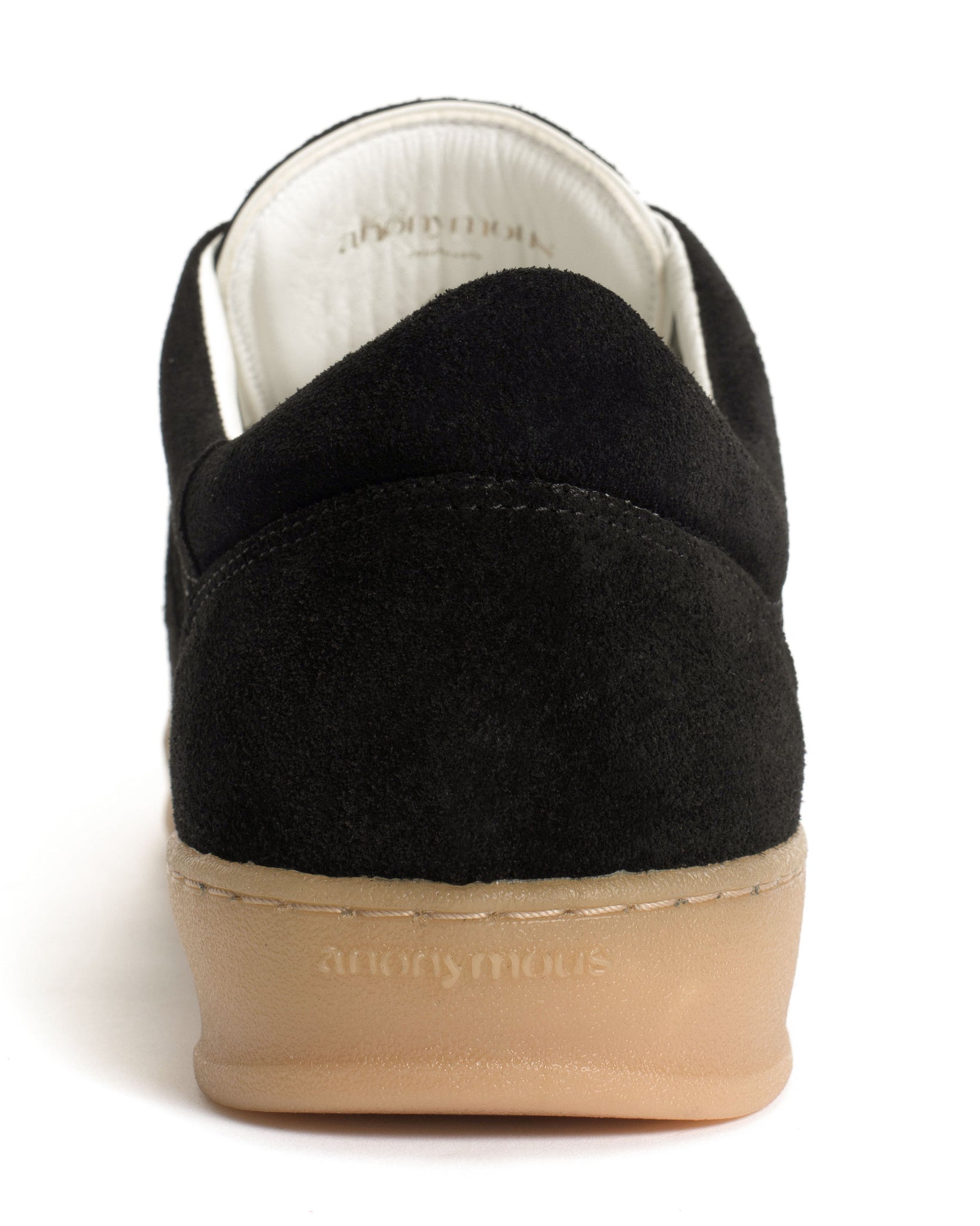 Blaire Calf suede & polished soft calf Black & white sand - Anonymous Copenhagen