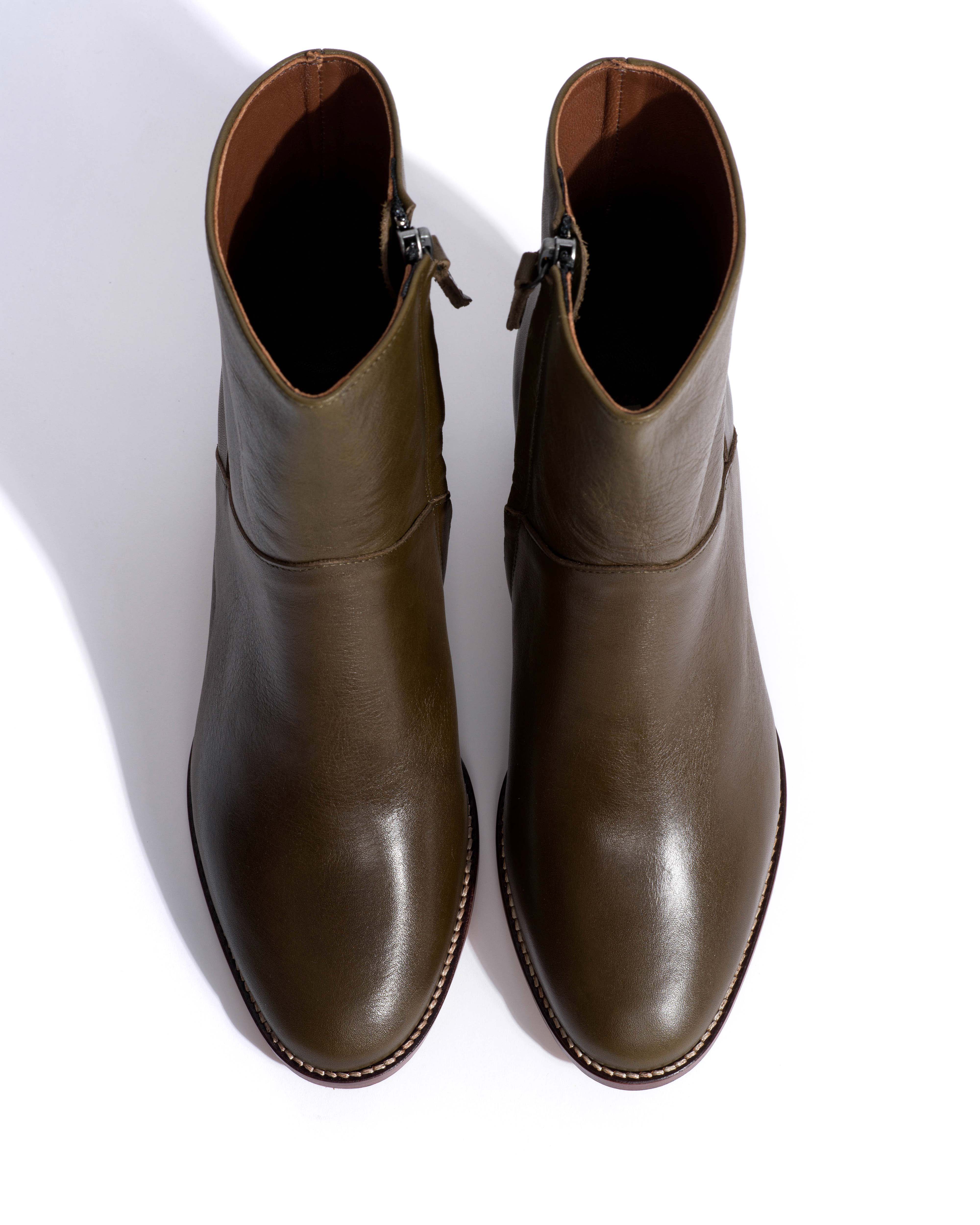 Cashmay 55 Vegetal soft calf Forrest green