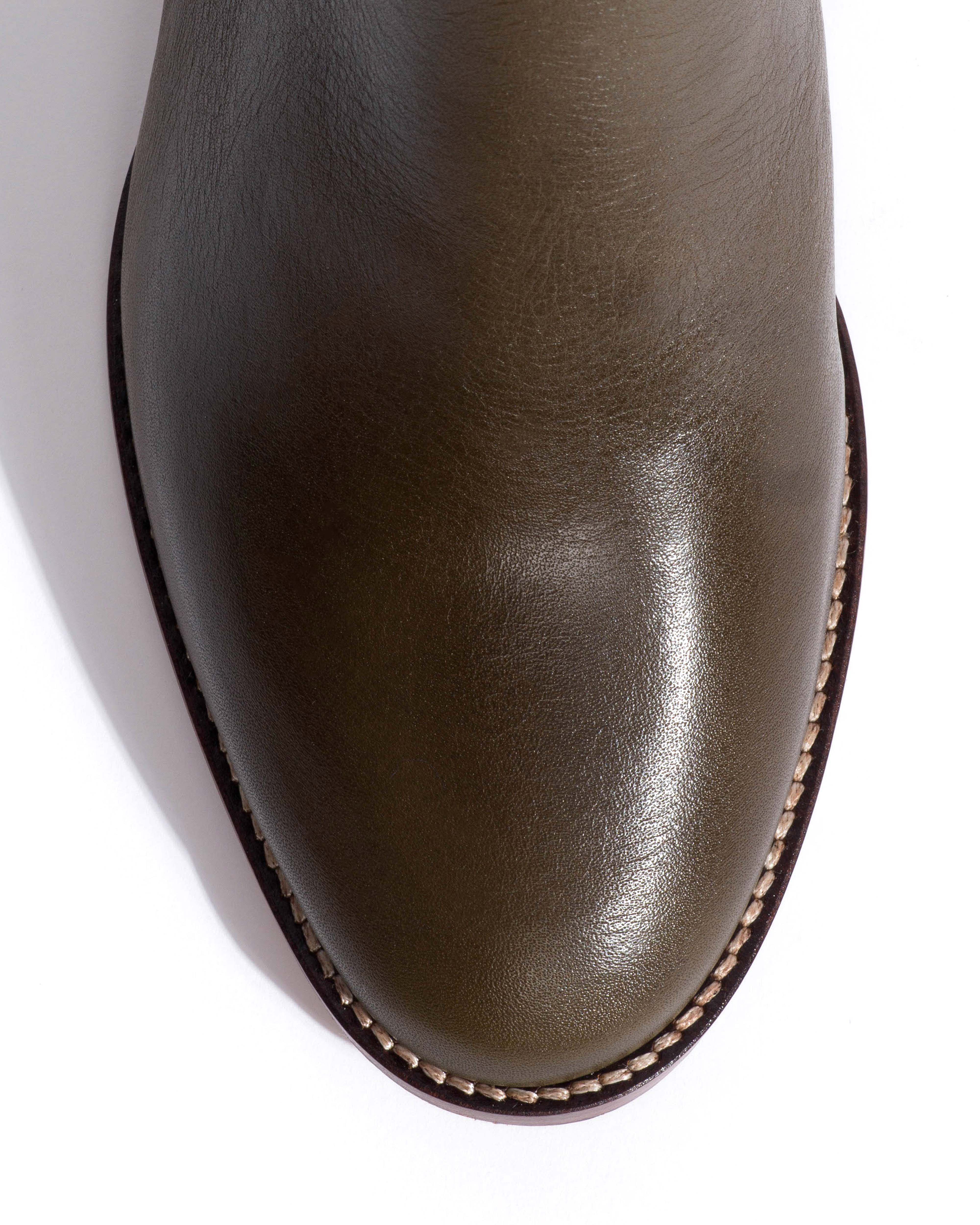 Cashmay 55 Vegetal soft calf Forrest green