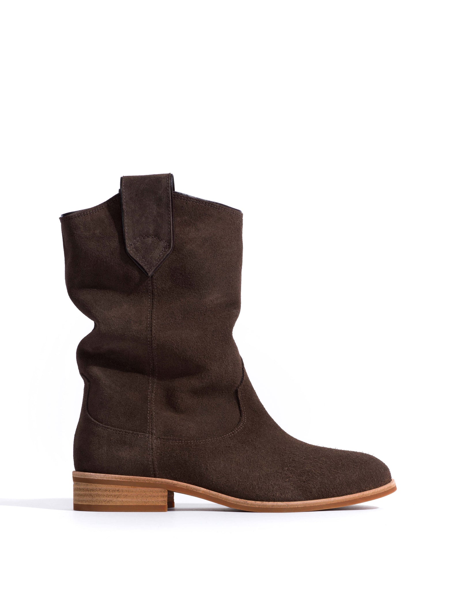 Claudia Calf suede Coffee brown