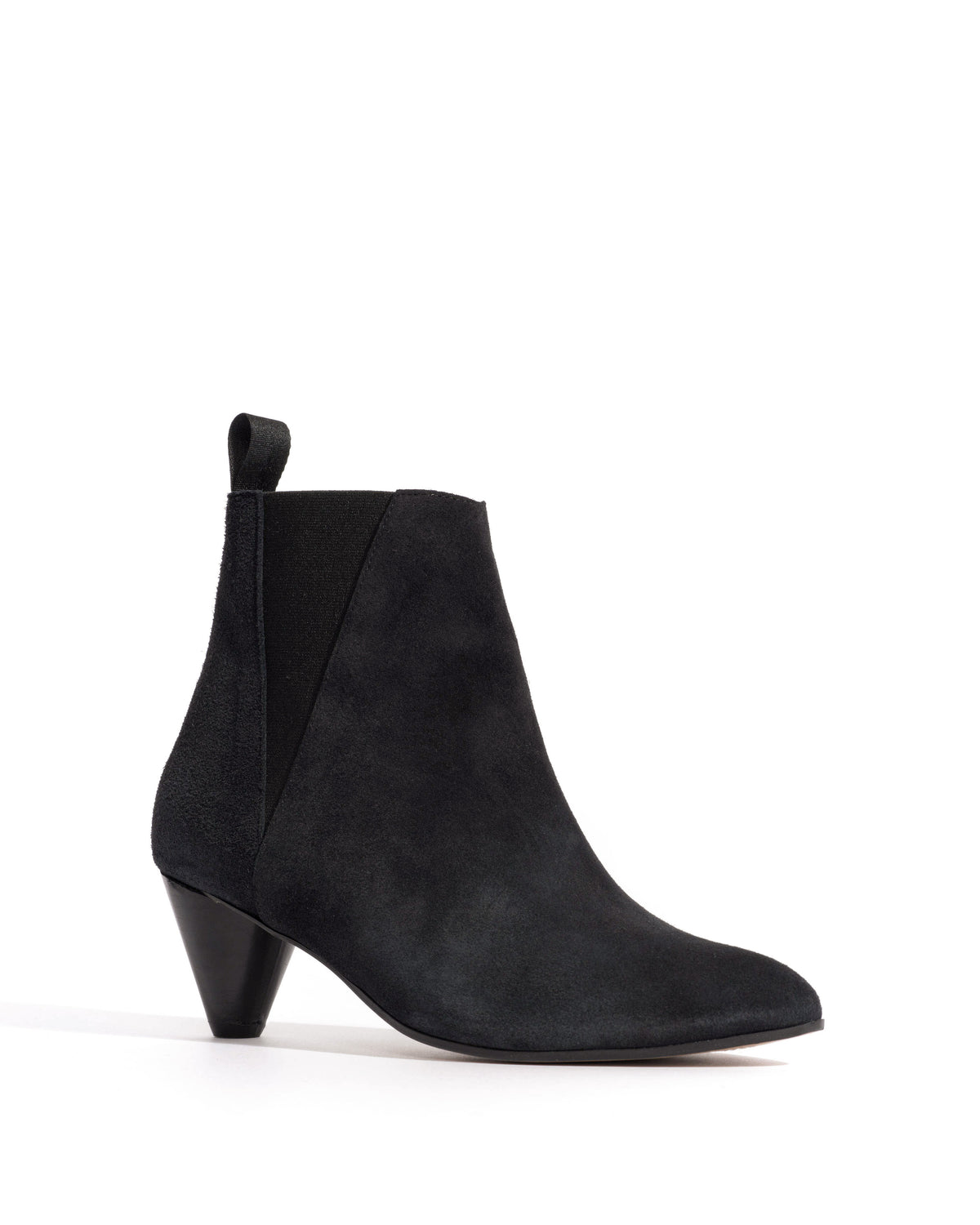 Clivia 50 cone Calf suede Off black