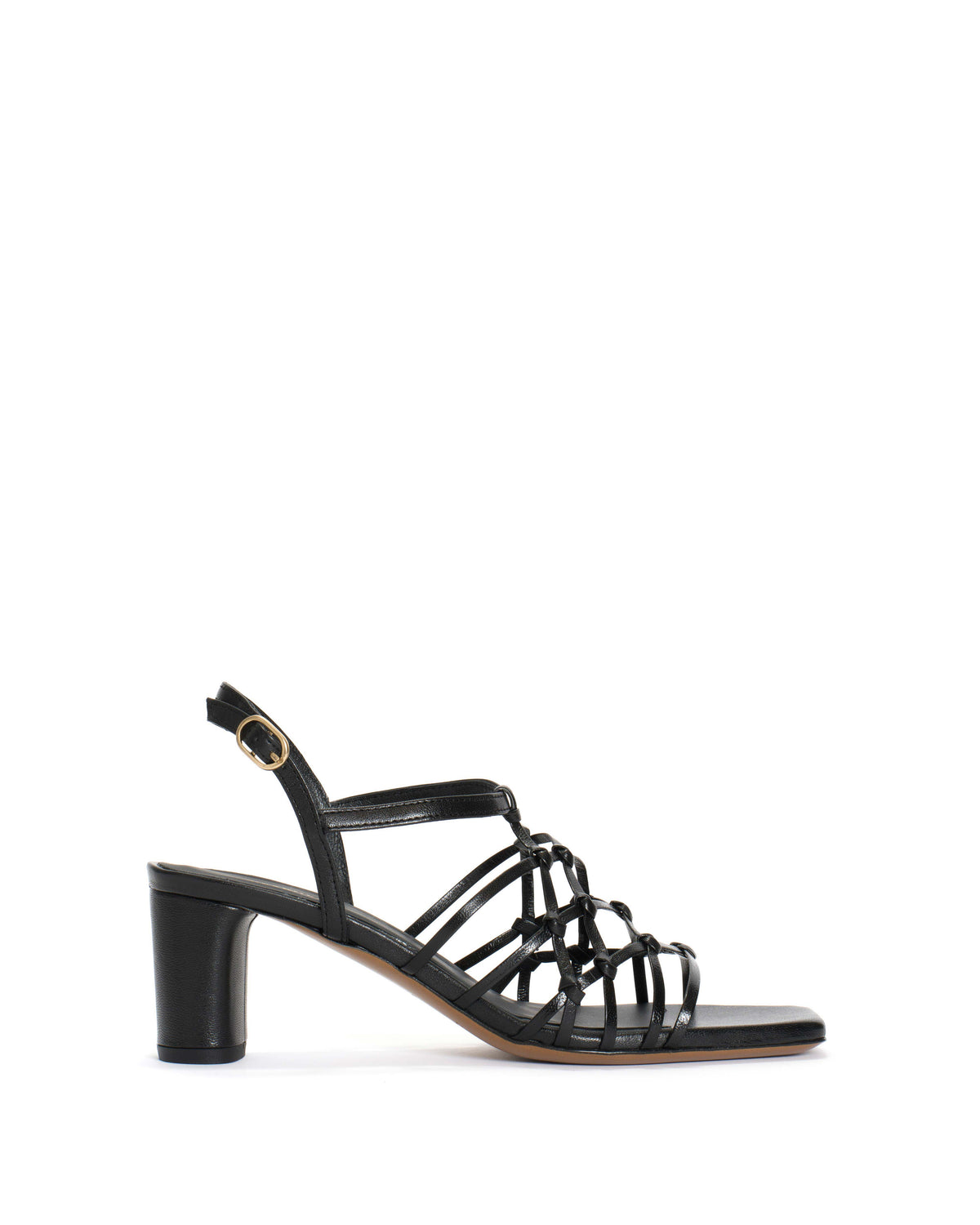 Coco 60 hand-braided Hand-braided leather Black