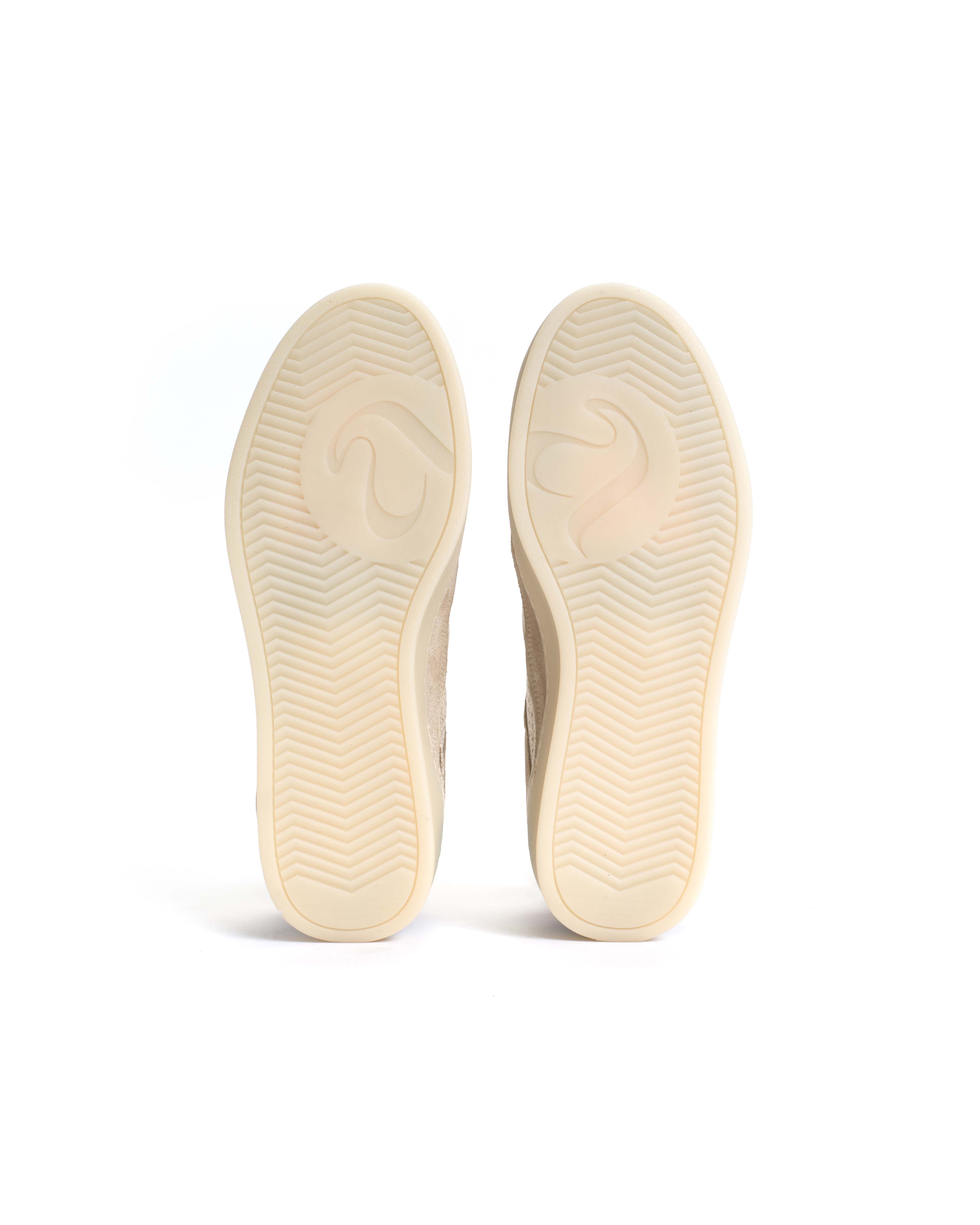 Dabbie Calf suede White sand & champagne mix
